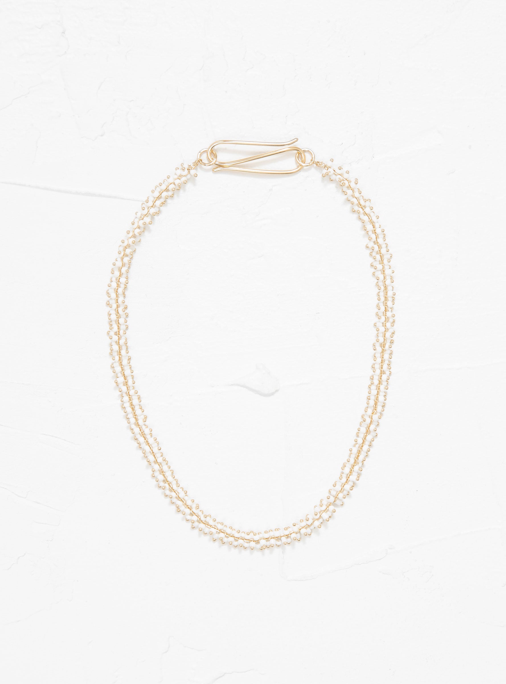  BEATRIZ PALACIOS Chain Necklace White