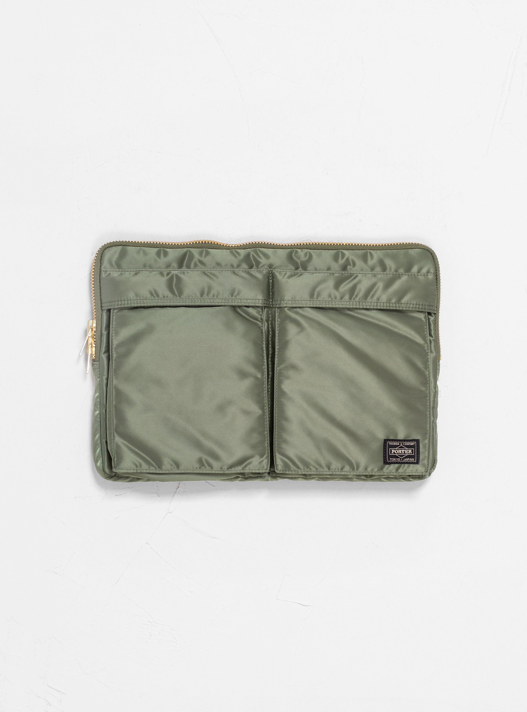  Porter Yoshida & Co. TANKER Document Case - Sage Green