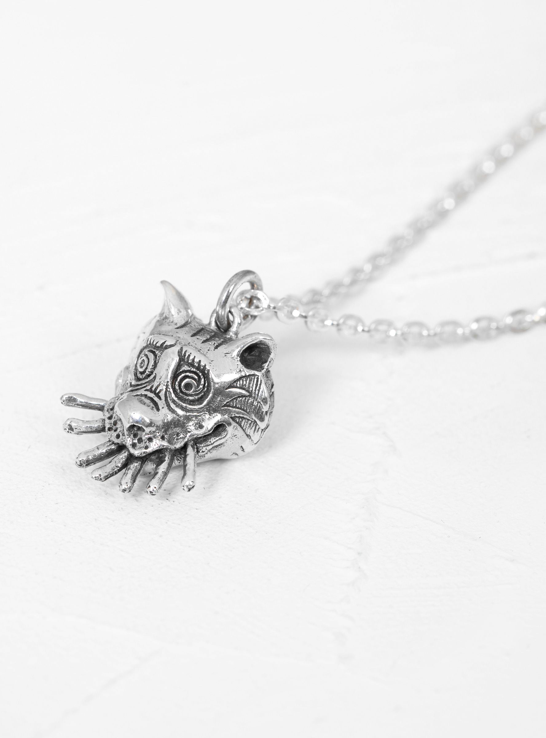  Maple The Cat Necklace Silver