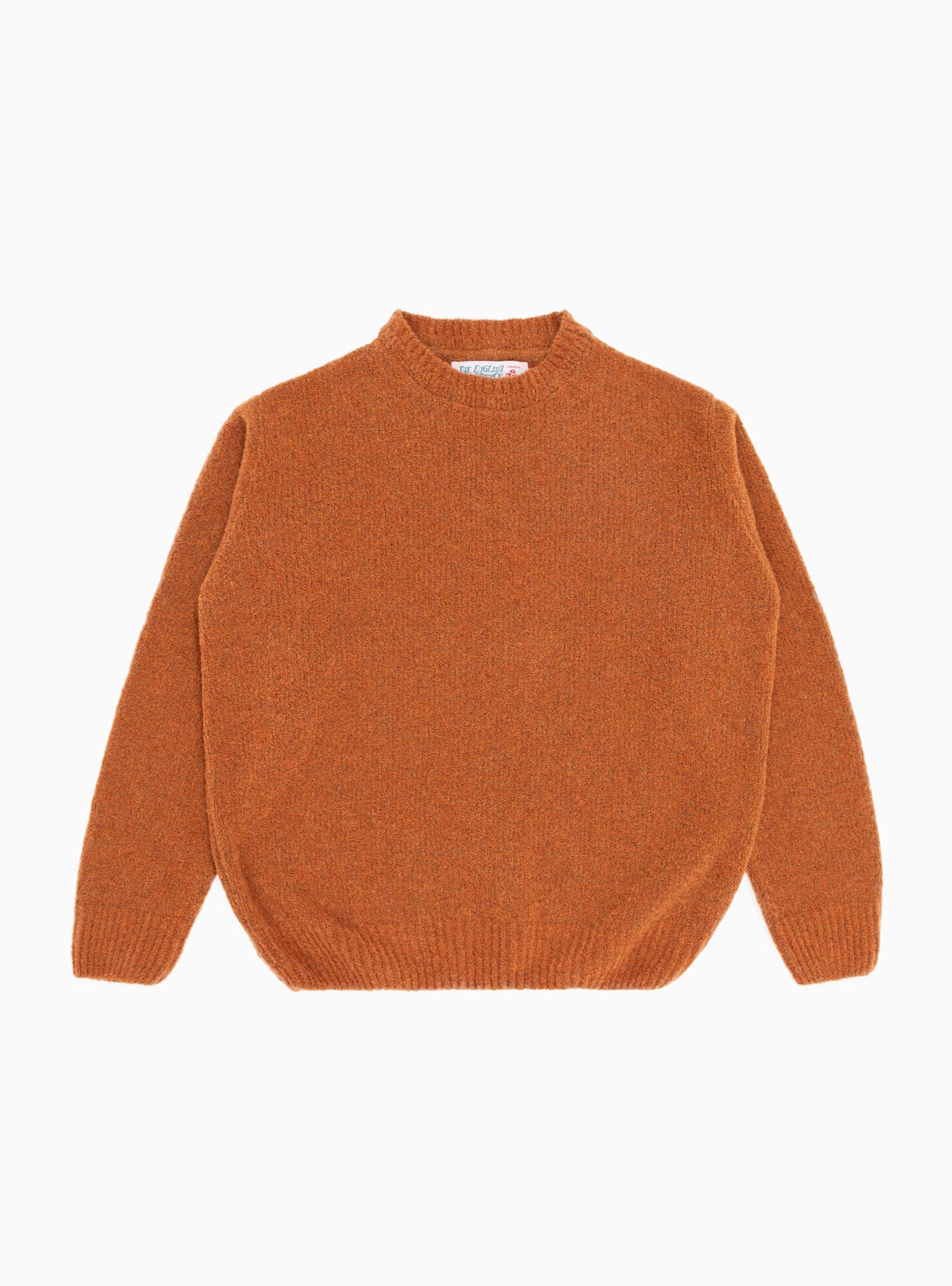  The English Difference Boucle Sweater Tobacco Brown