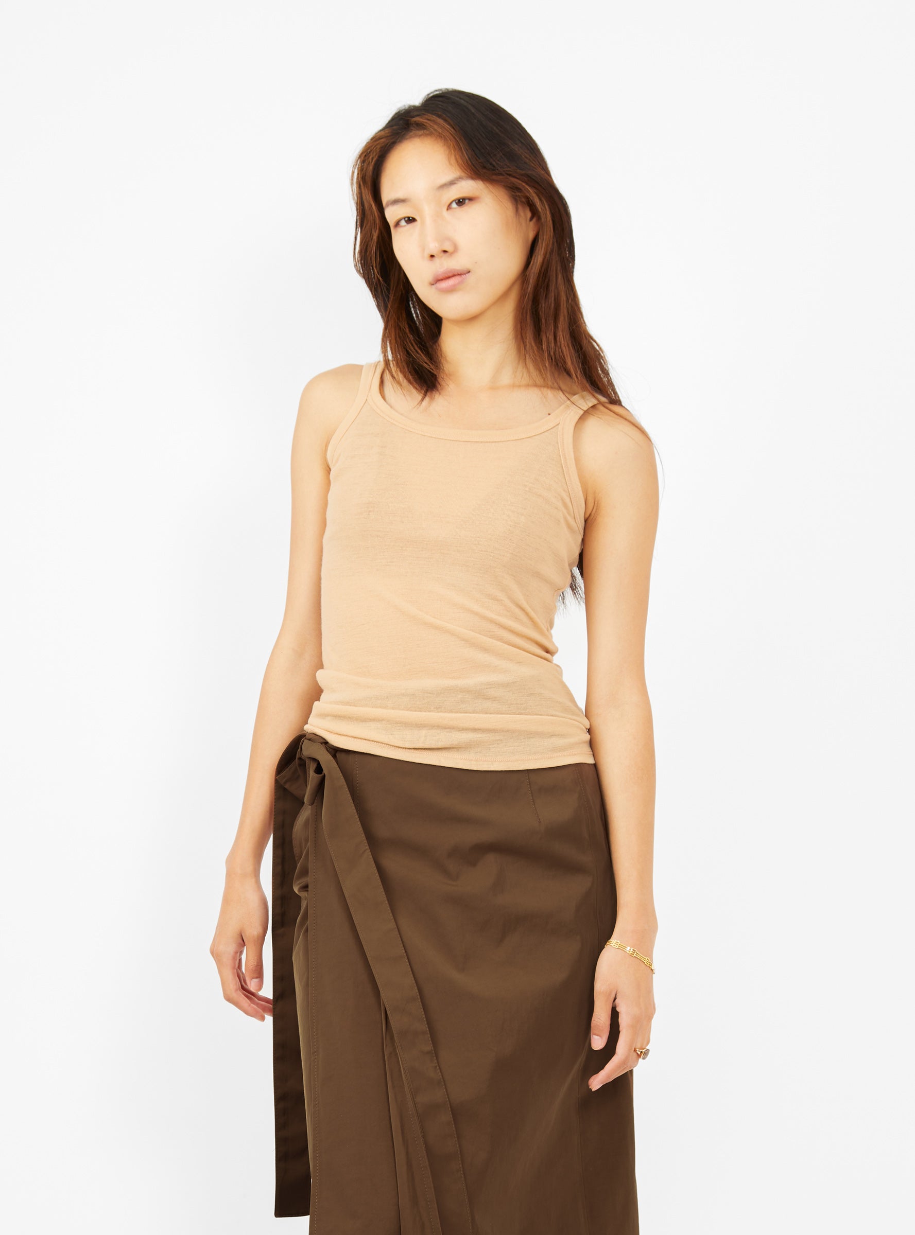  Baserange Drive Tank Top Beige