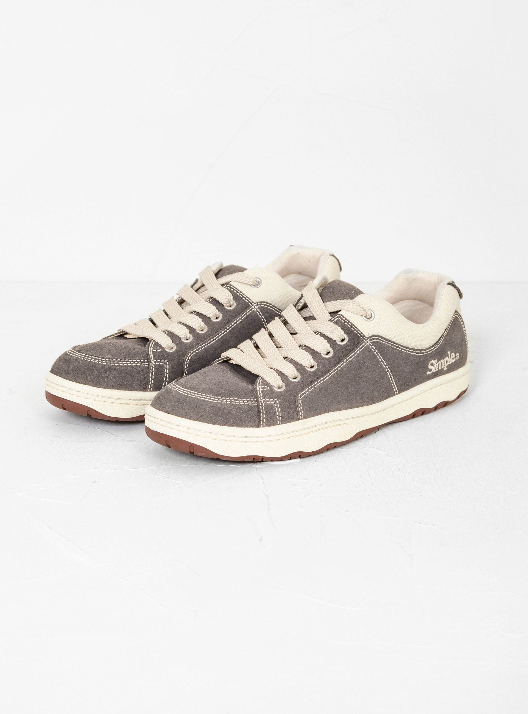  Simple OS Sneakers Taupe Grey