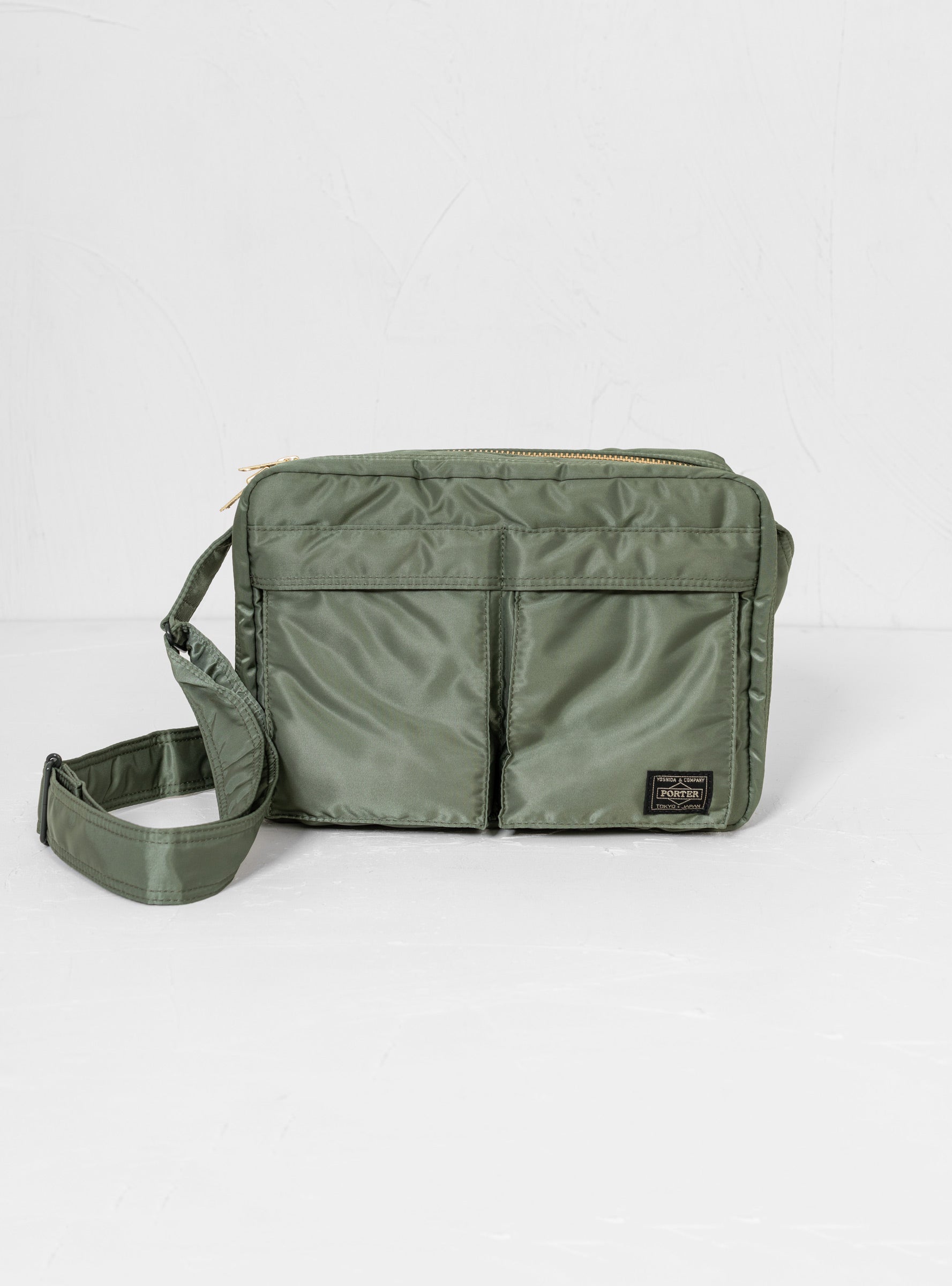  Porter Yoshida & Co. TANKER Shoulder Bag Large Sage Green