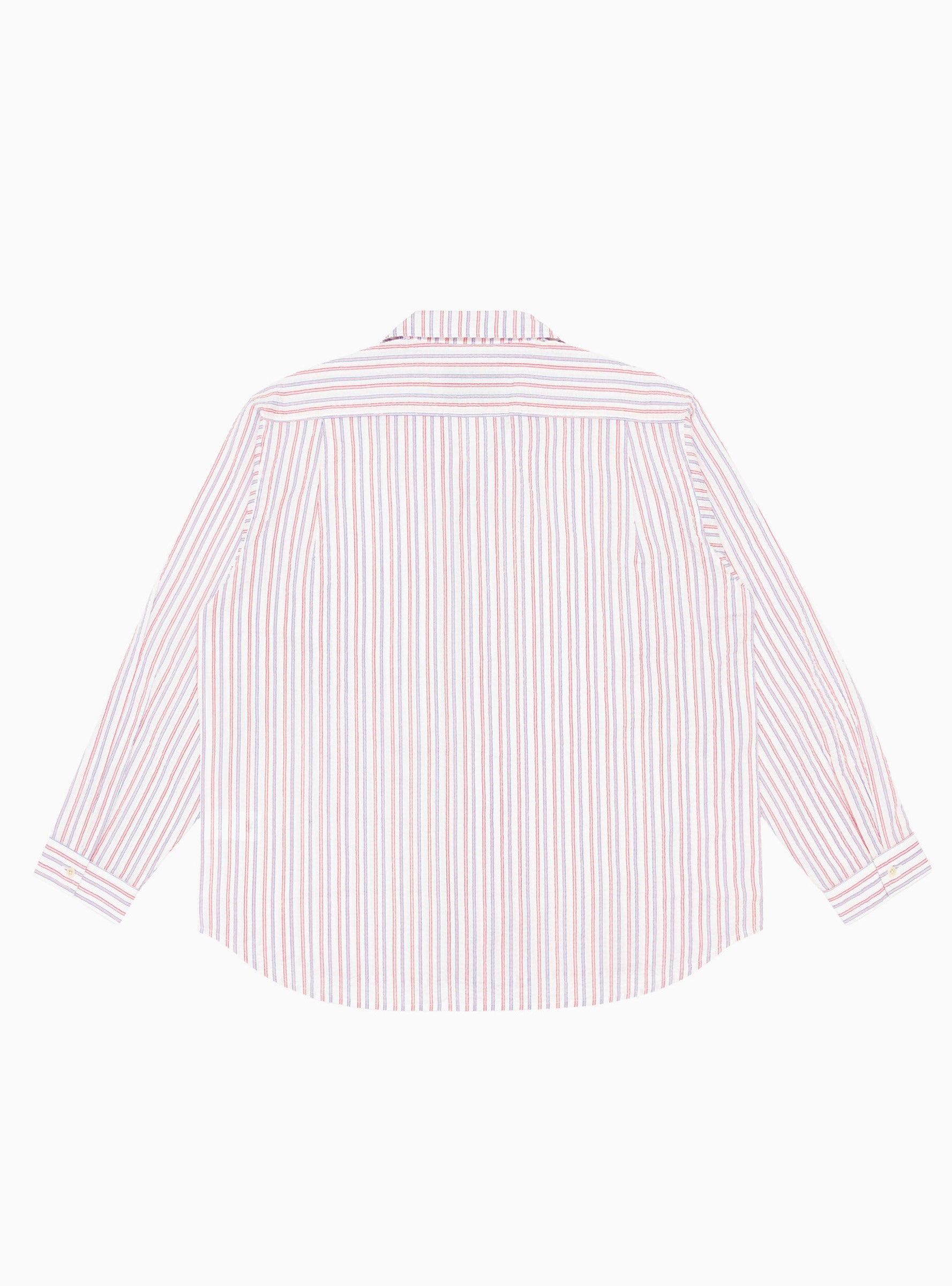  Garbstore Kabana Shirt White Stripe - Size: XL