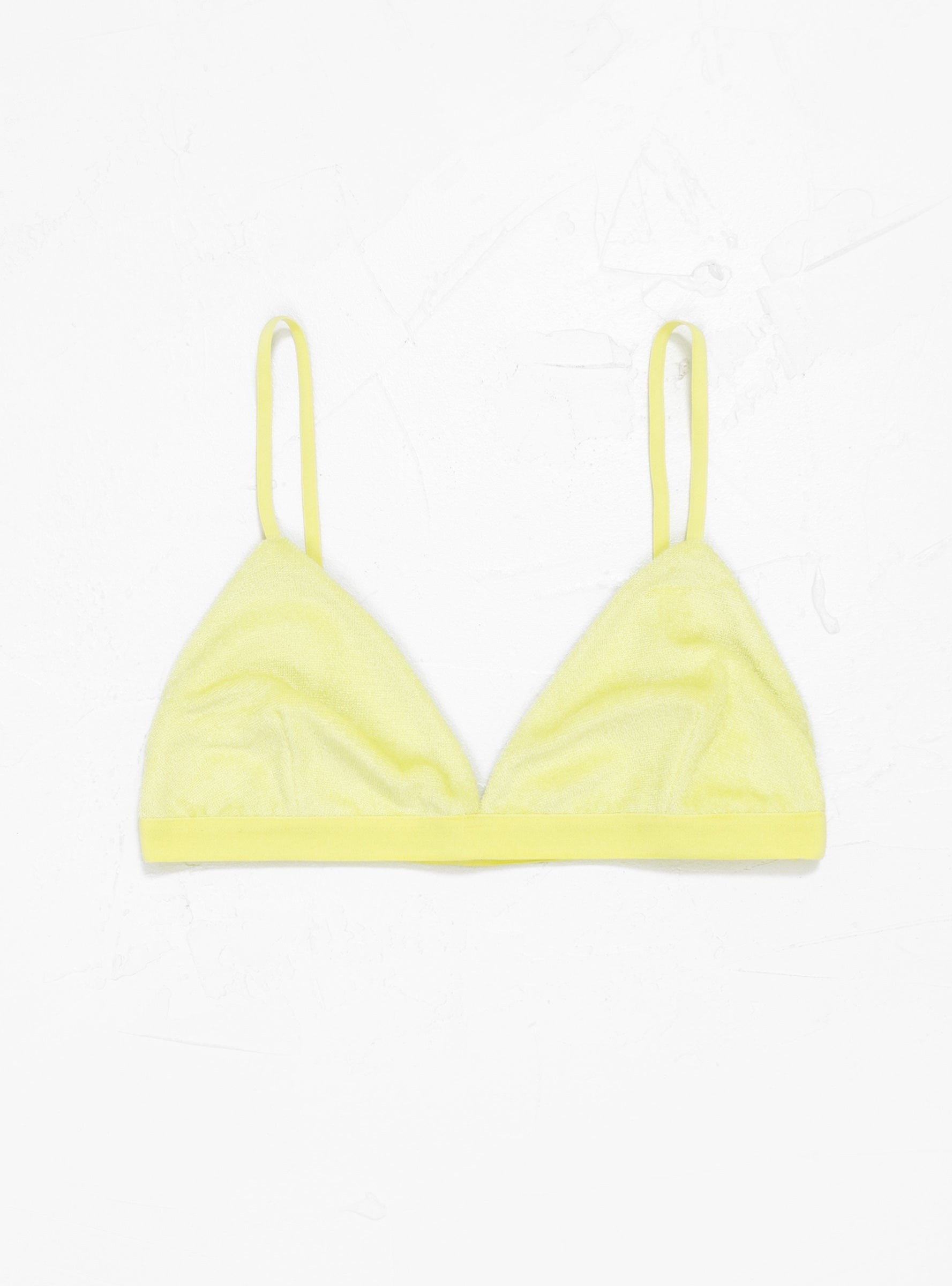  Baserange Mississippi Velour Bra Lime - Size: Medium