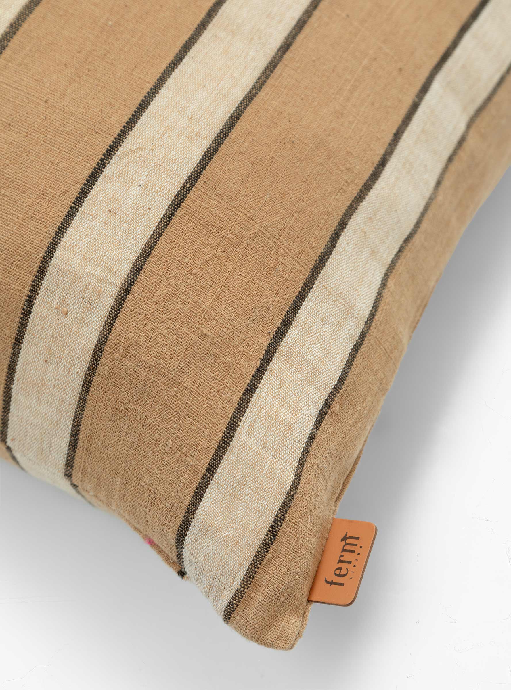  ferm LIVING Brown Cotton Cushion Large