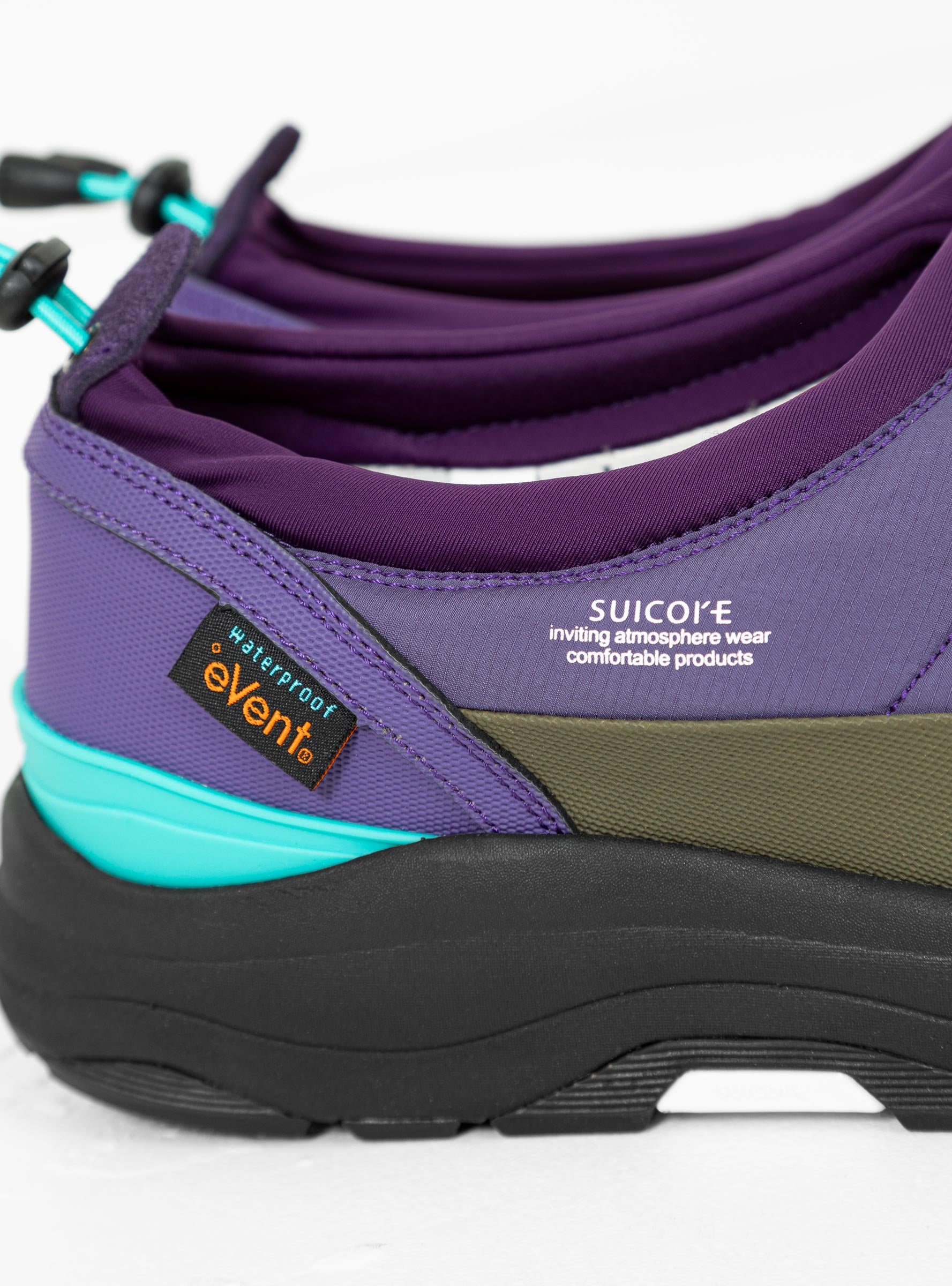 Suicoke Suicoke Pepper Modev Shoes Purple & Black - Size: UK 8