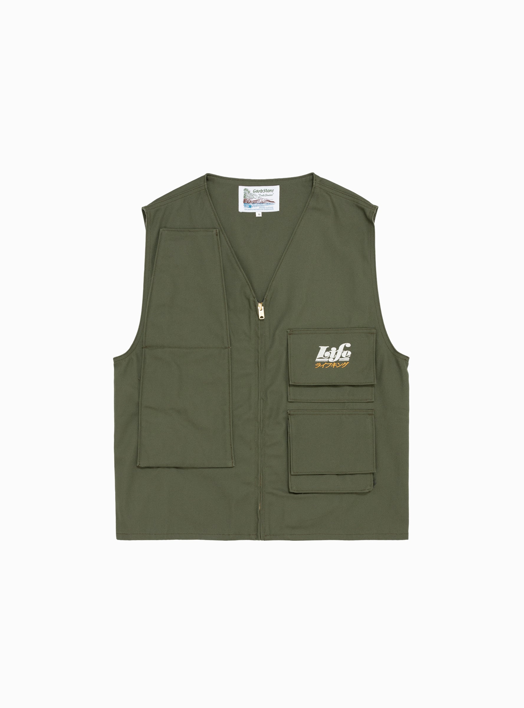  Garbstore Life Vest Olive - Size: XL