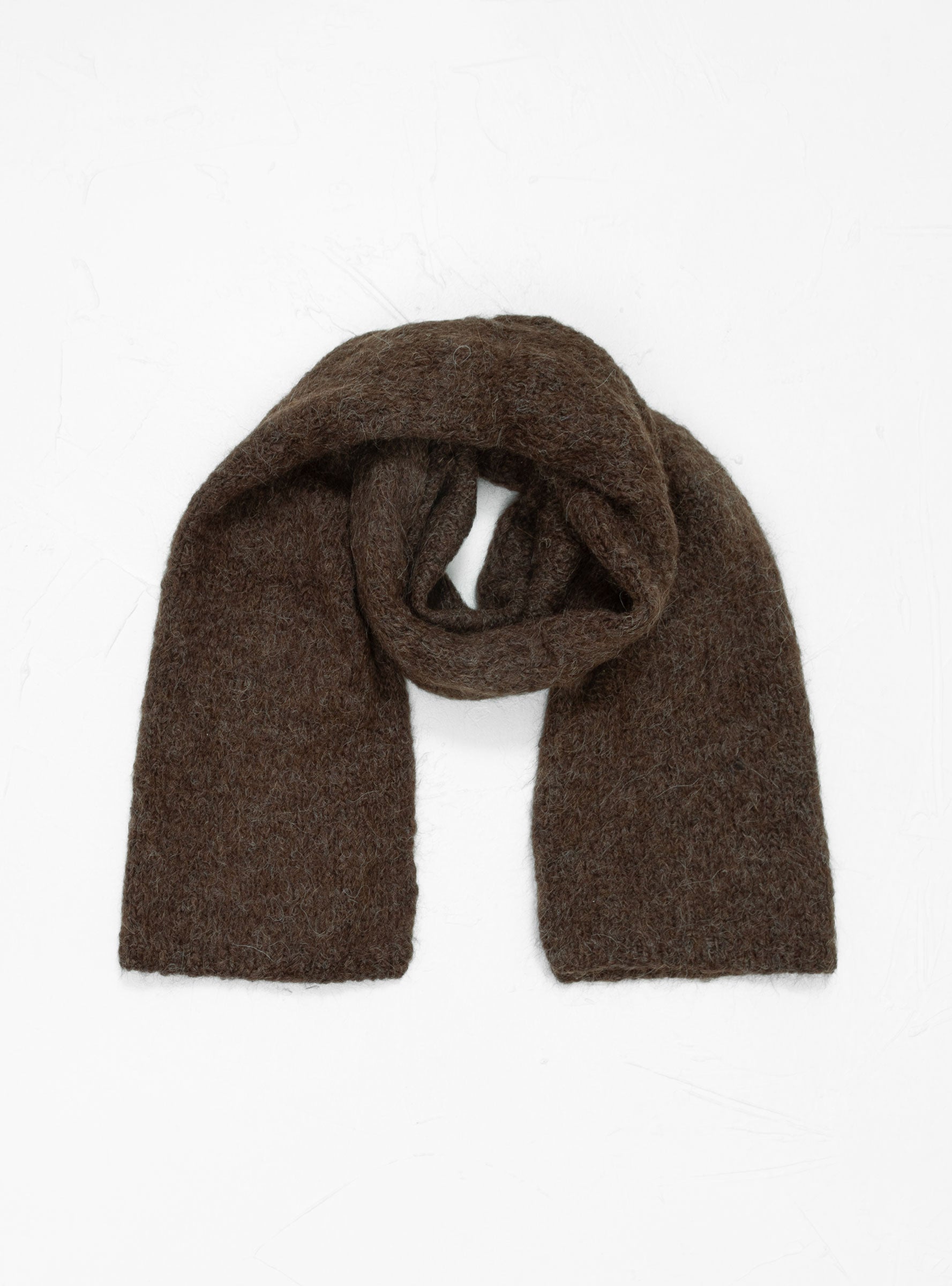  Karakoram Alpaca Scarf Brown Melange