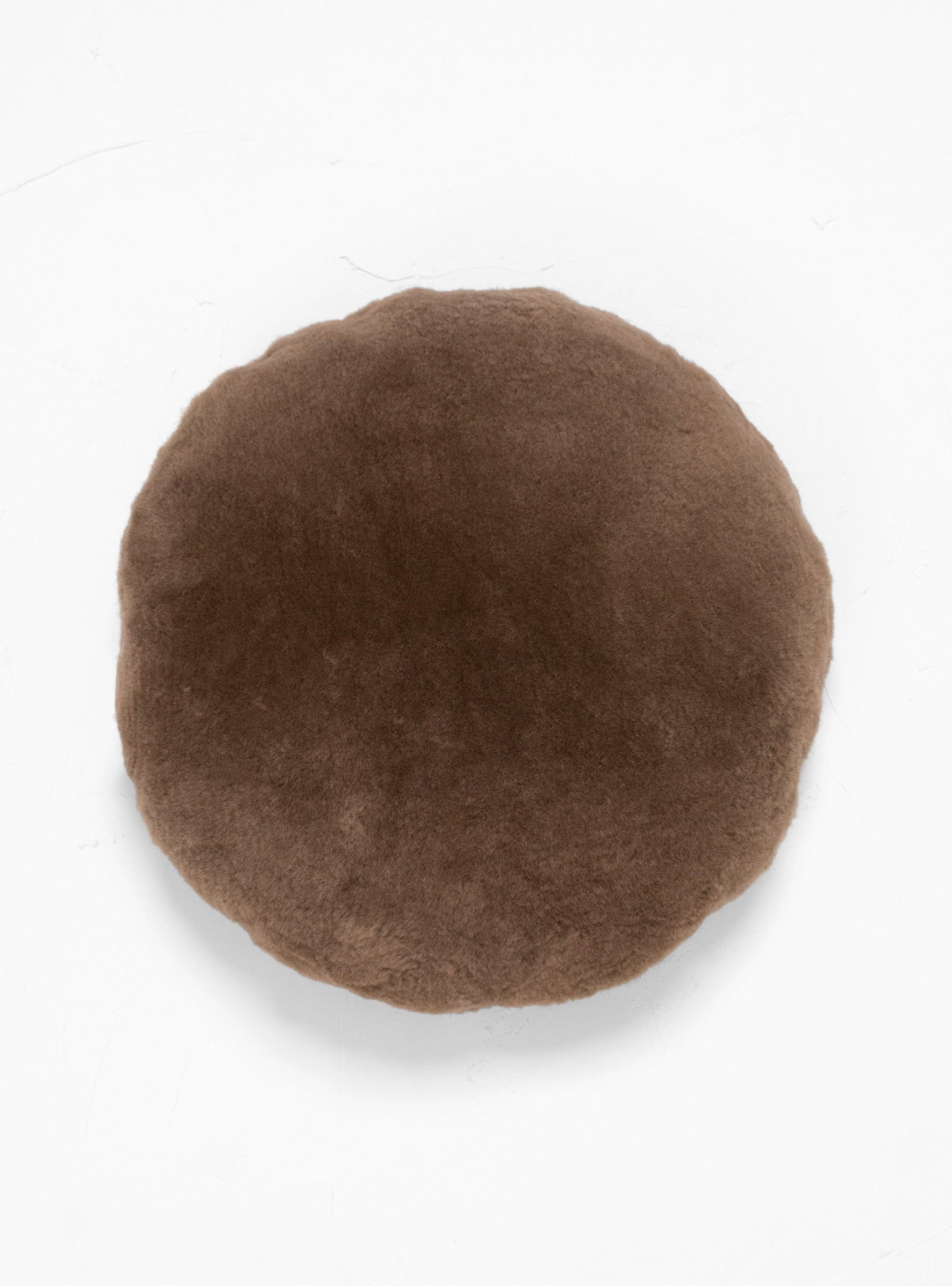  Natures Collection Sheepskin Nordic Velvet Cushion Mocca