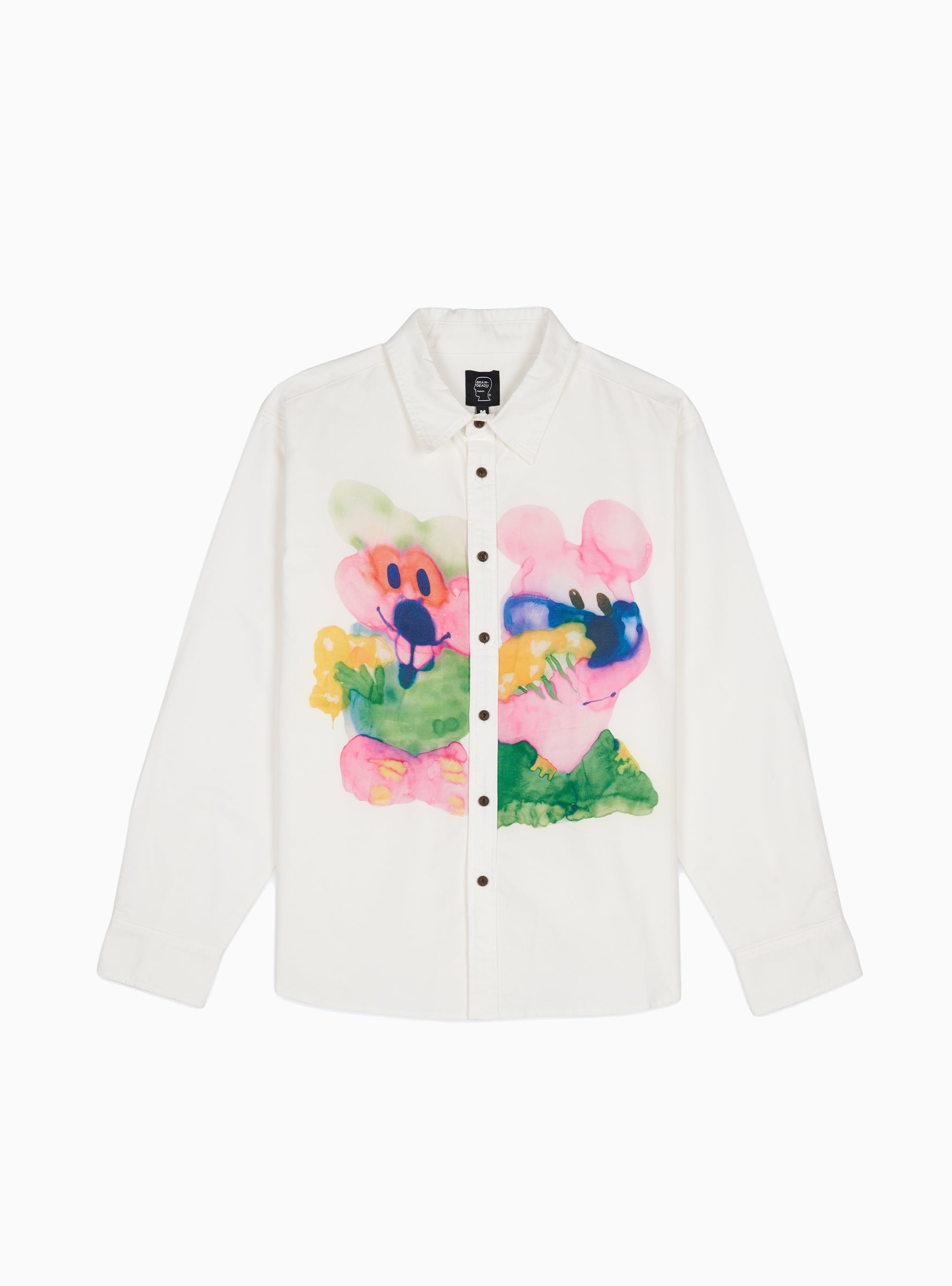  Brain Dead Alfie Cotton Oxford Shirt White