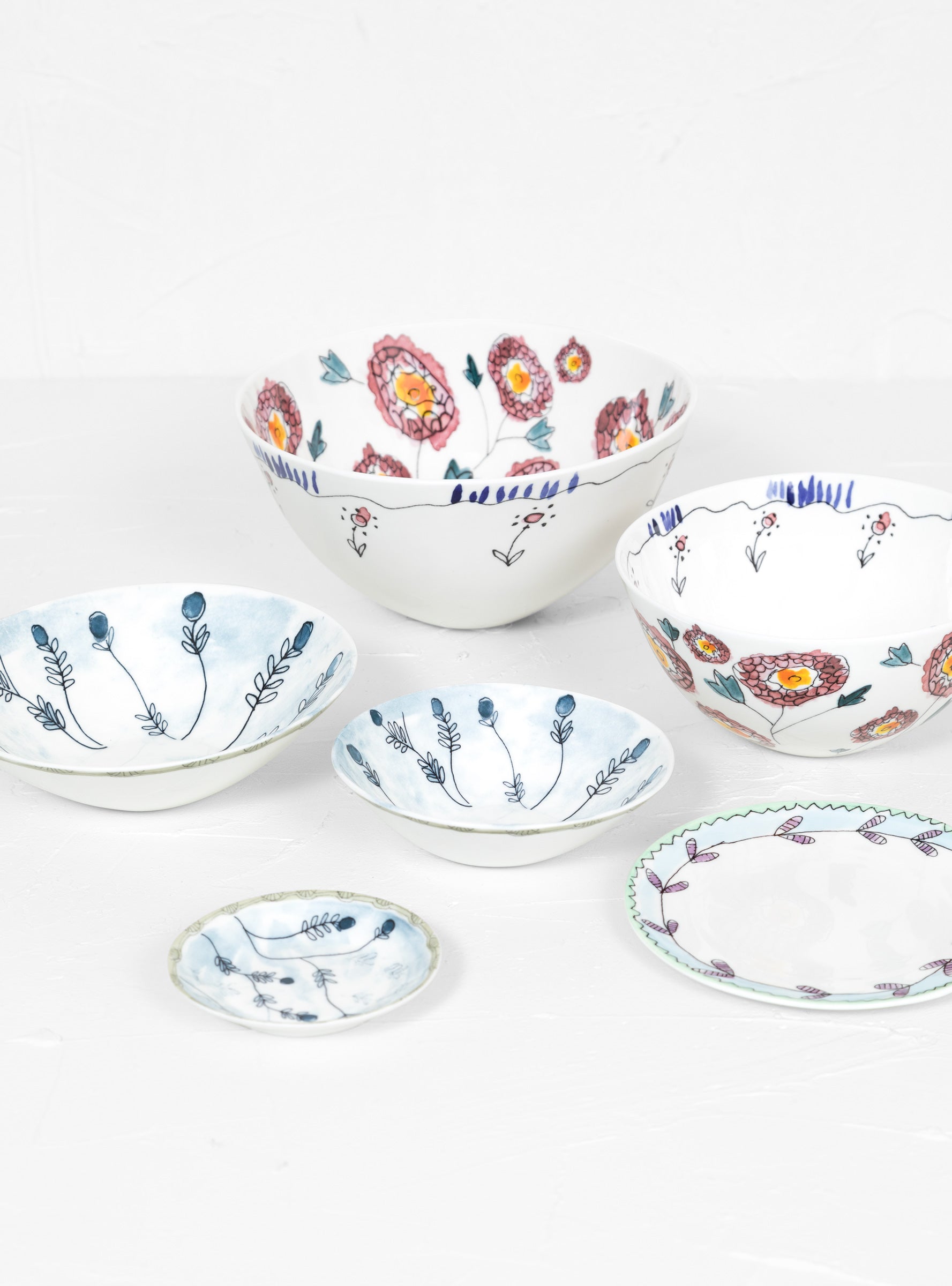  Serax Bowl L Anemone Milk Set