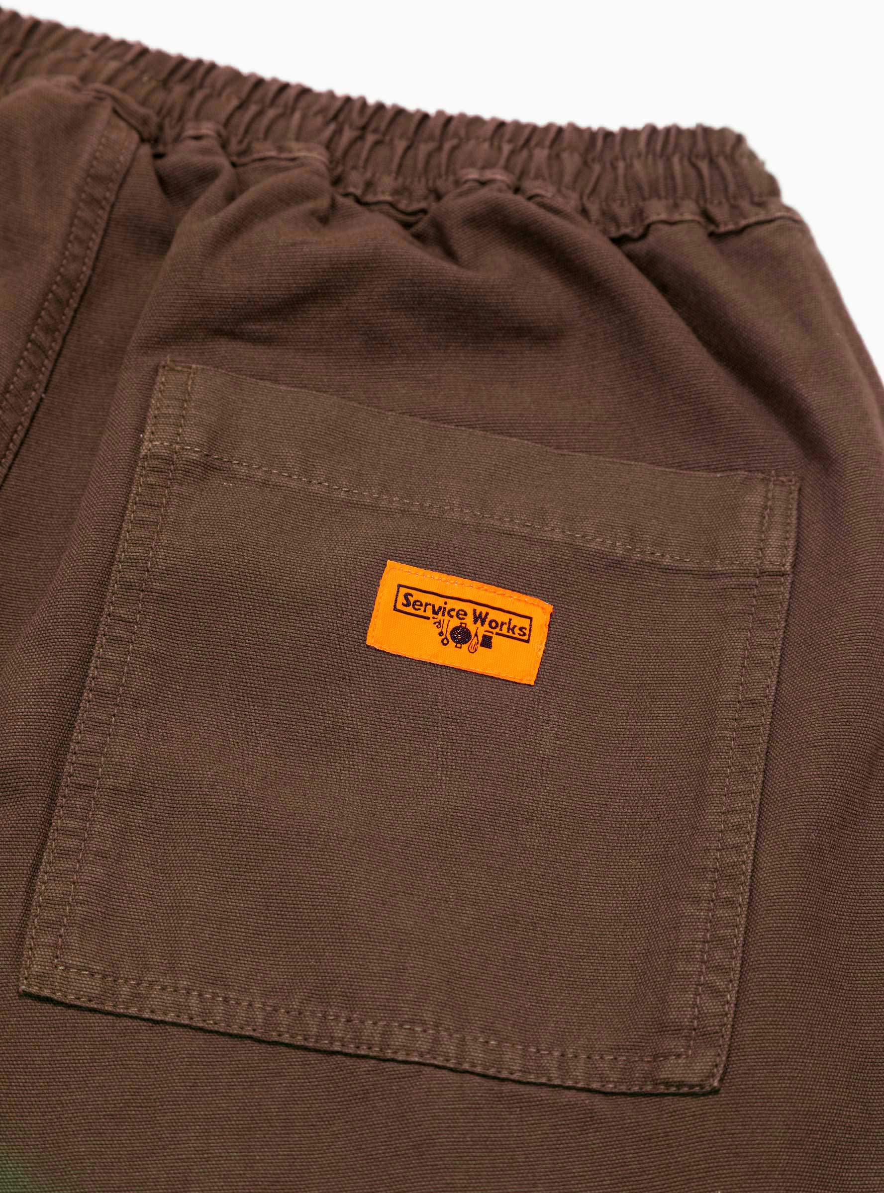 Service Works Service Works Classic Chef Trousers Brown - Size: Large