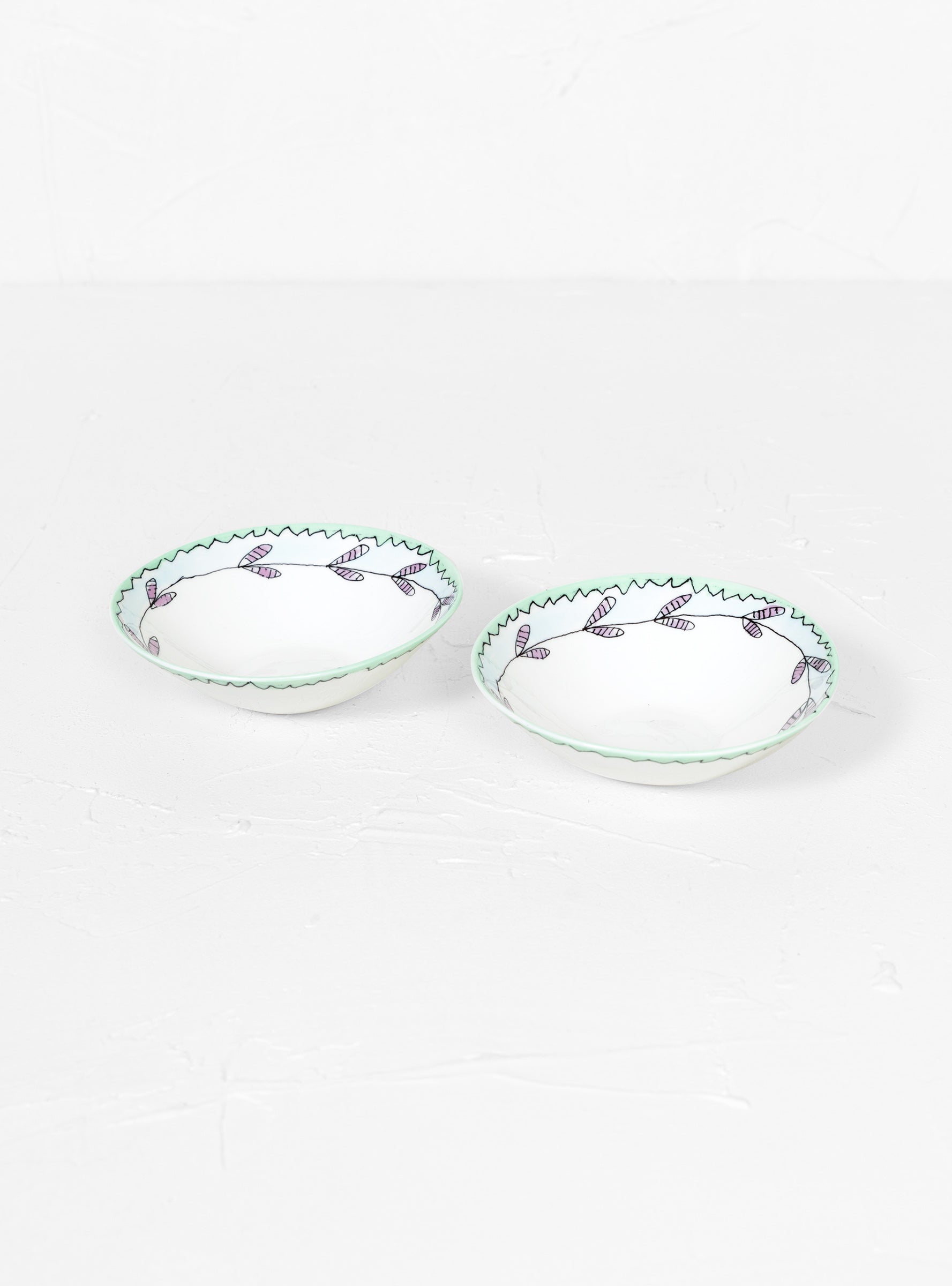  Serax Low Bowl S Blossom Milk Set