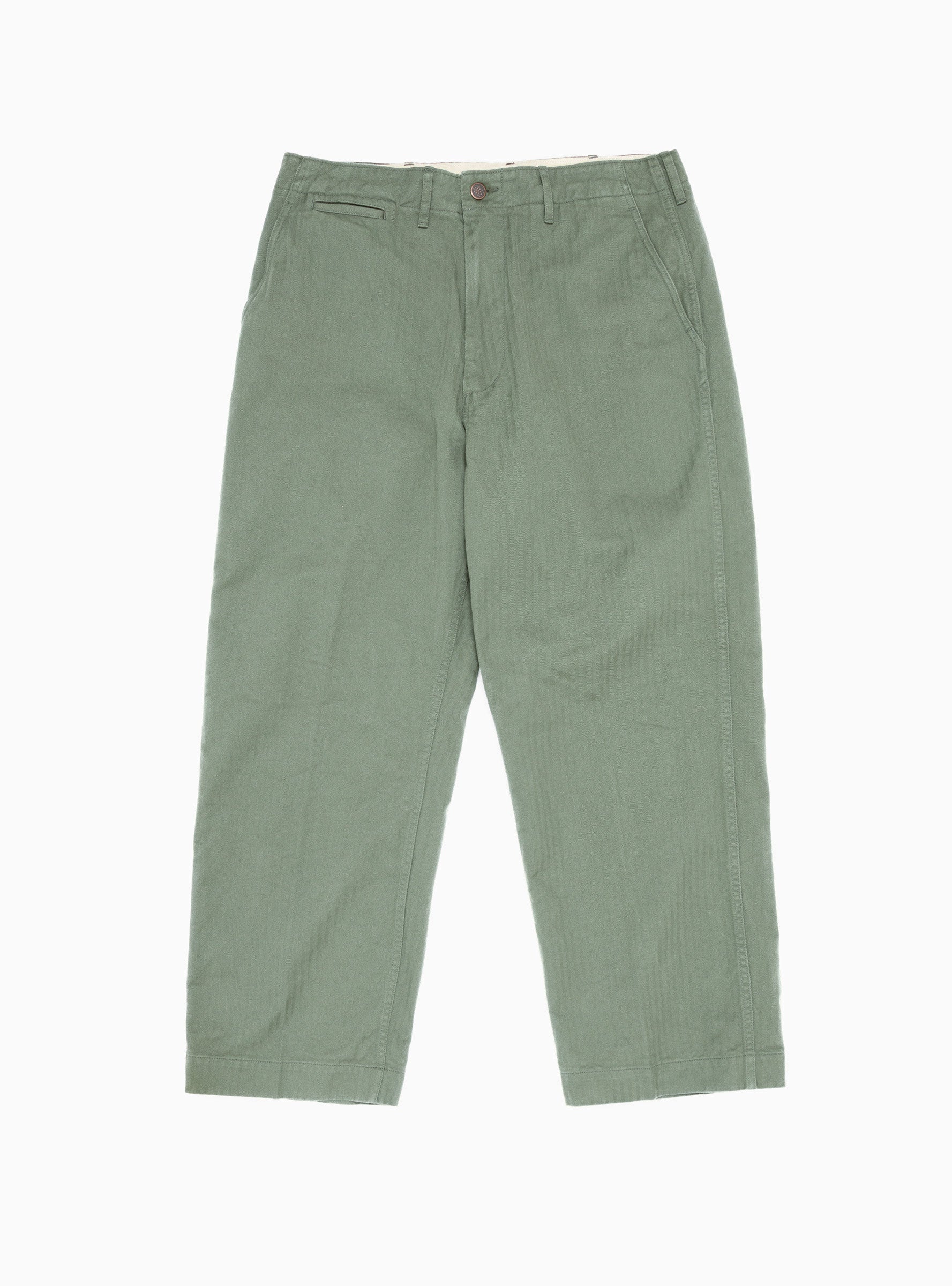  Beams Plus MIL Trousers Herringbone Sage