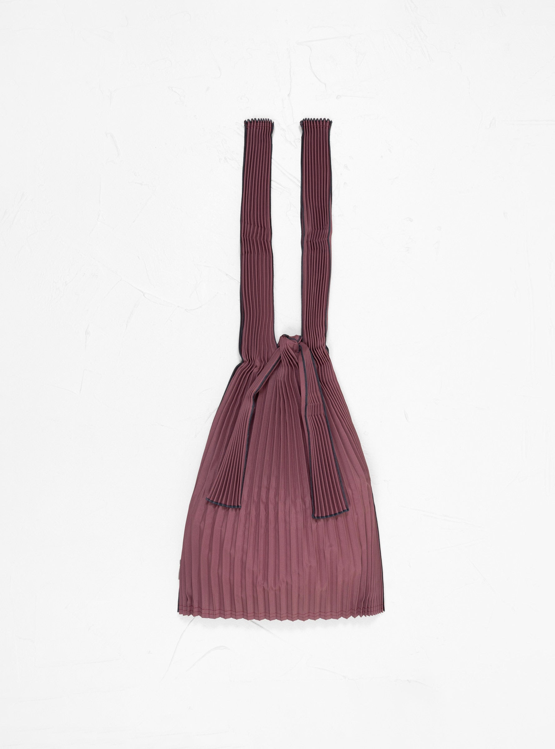  PLECO Tate Pleated Tote Bag Large Purple