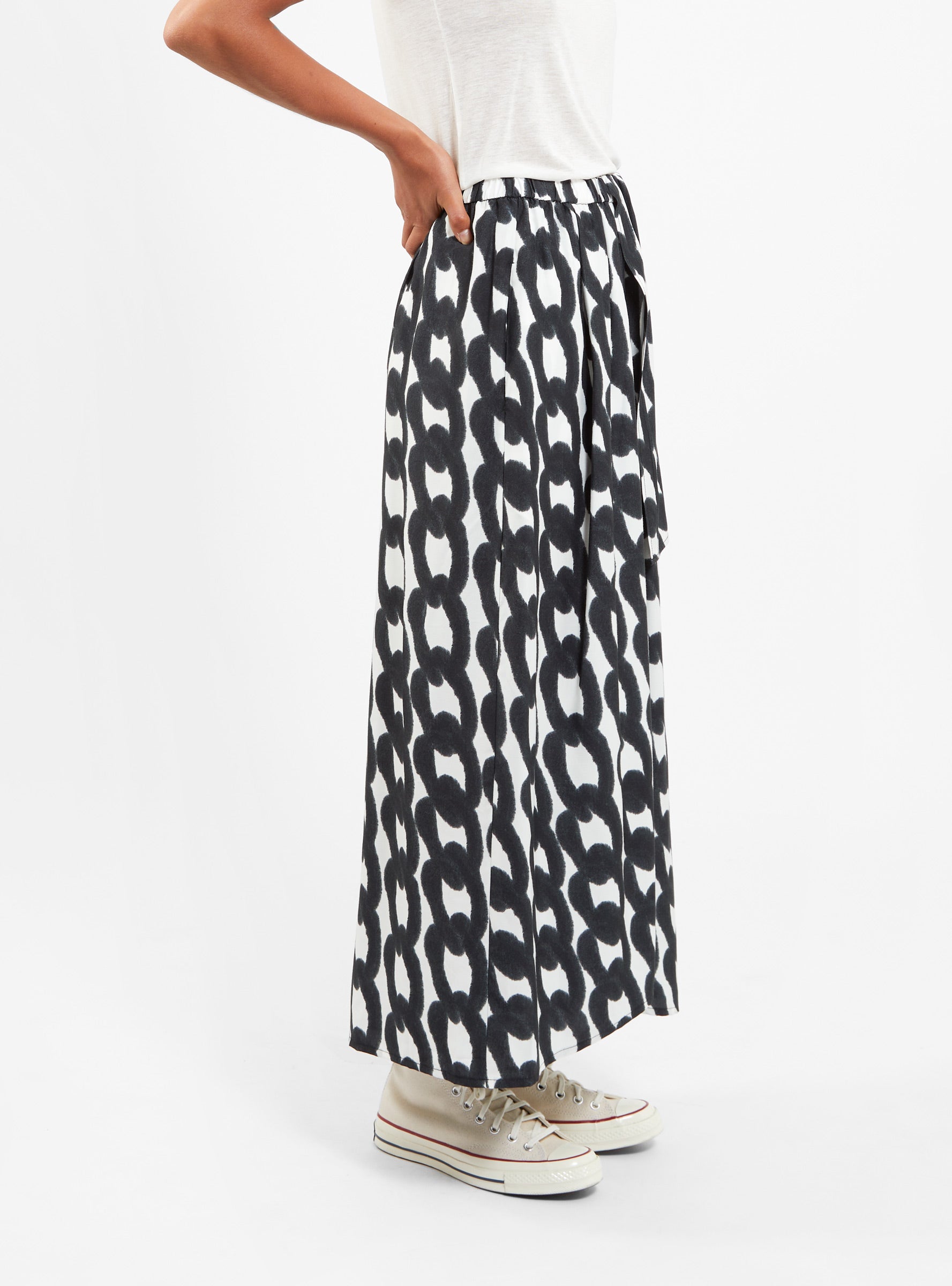  Christian Wijnants Sajka Skirt Black Chain