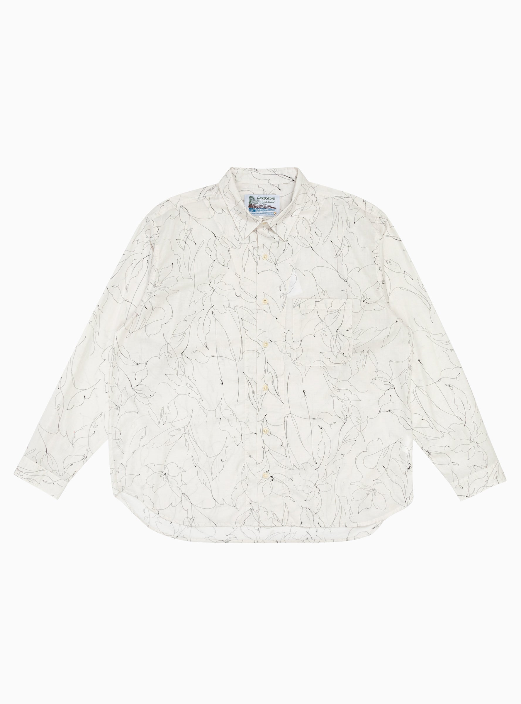  Garbstore Grande V2 Shirt White Floral