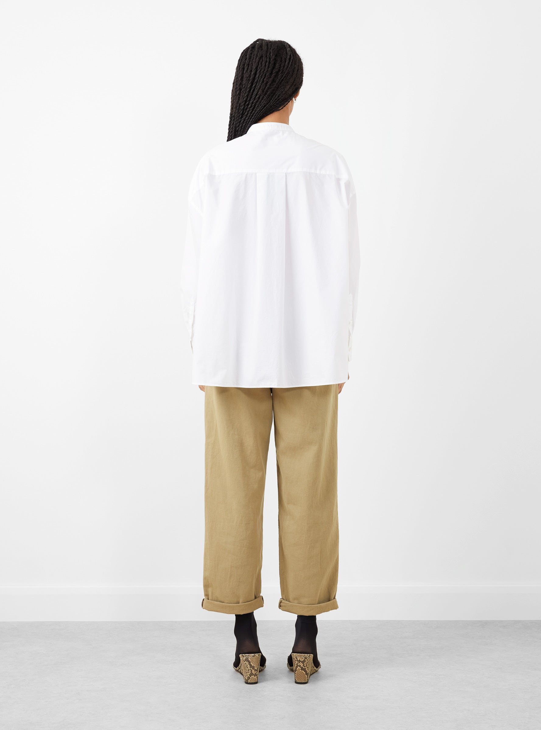  Bellerose Gorky Shirt White - Size: Medium