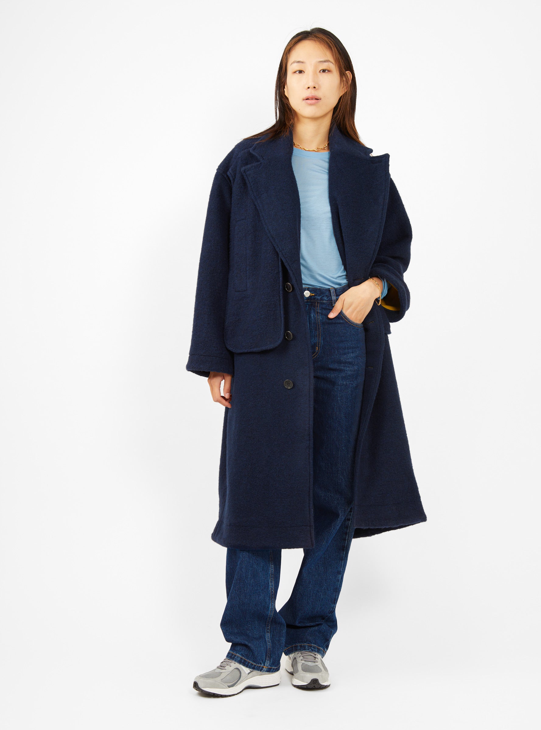  Henrik Vibskov Big Bag Coat Navy