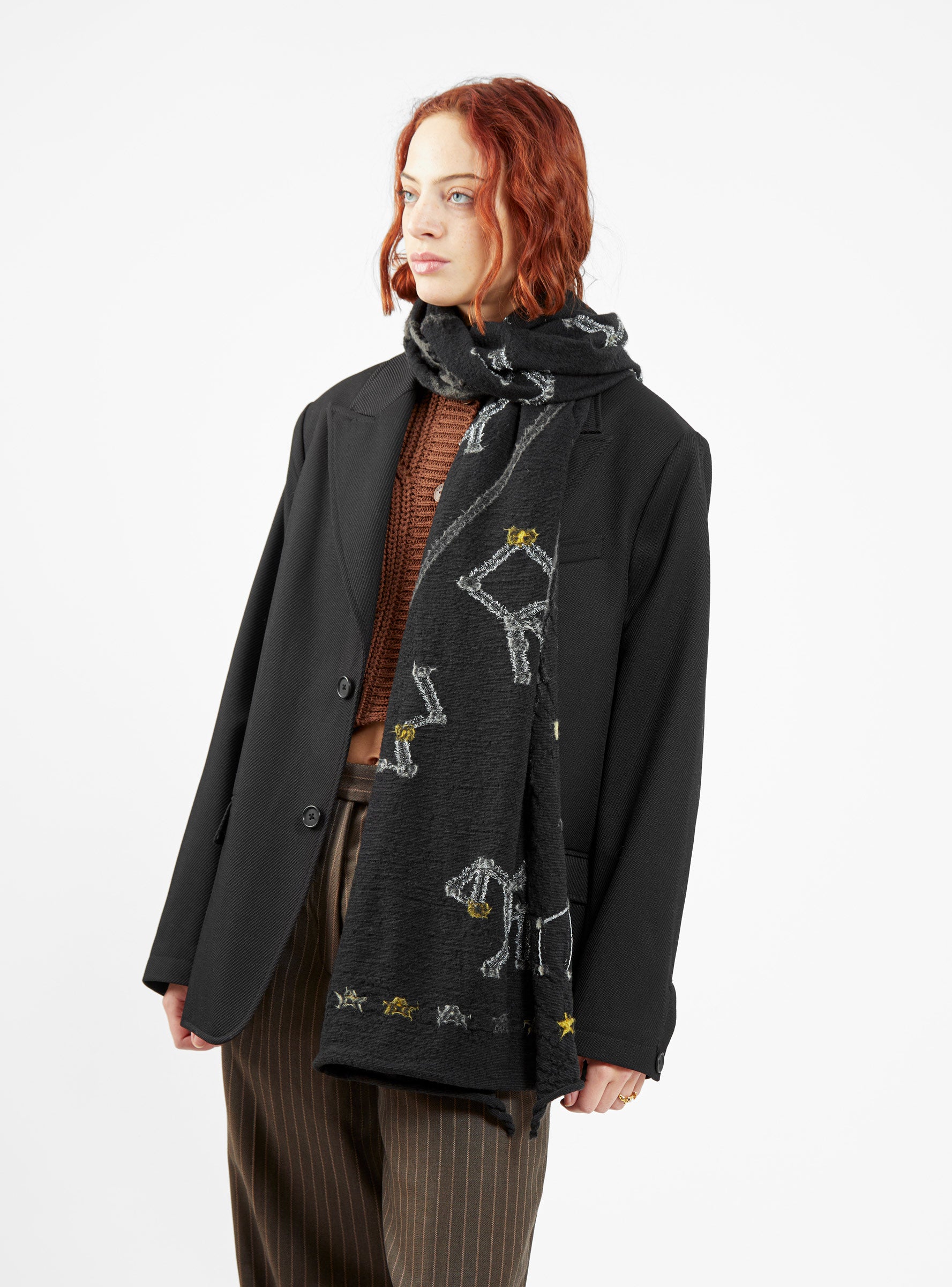  Kapital Constellation Scarf Black