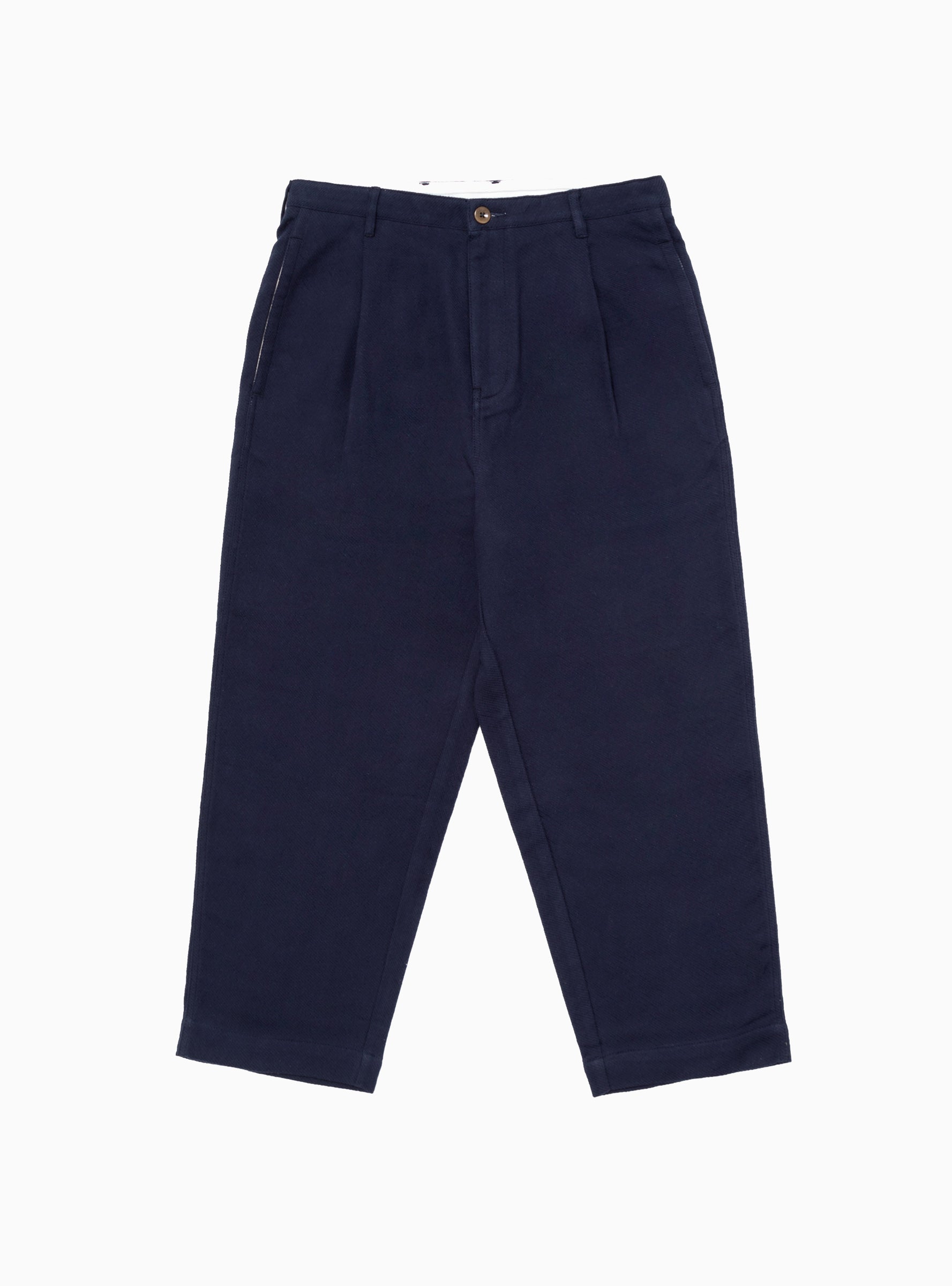  Garbstore Duster Pleated Pant Navy