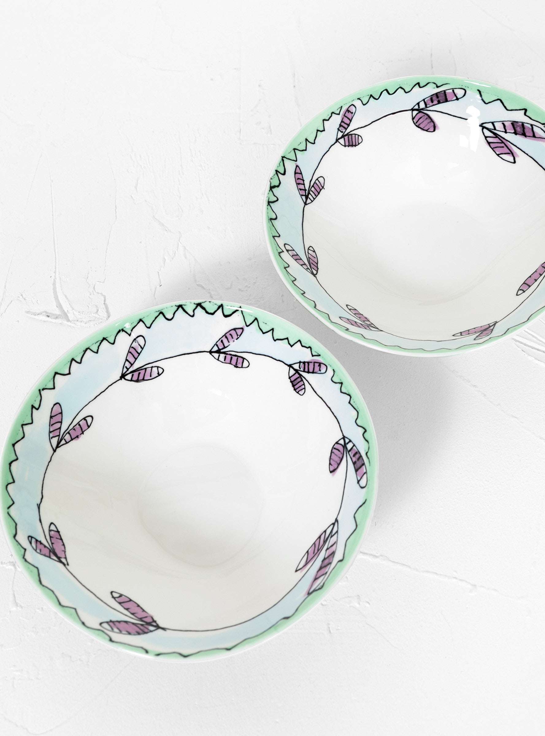  Serax Low Bowl M Blossom Milk Set