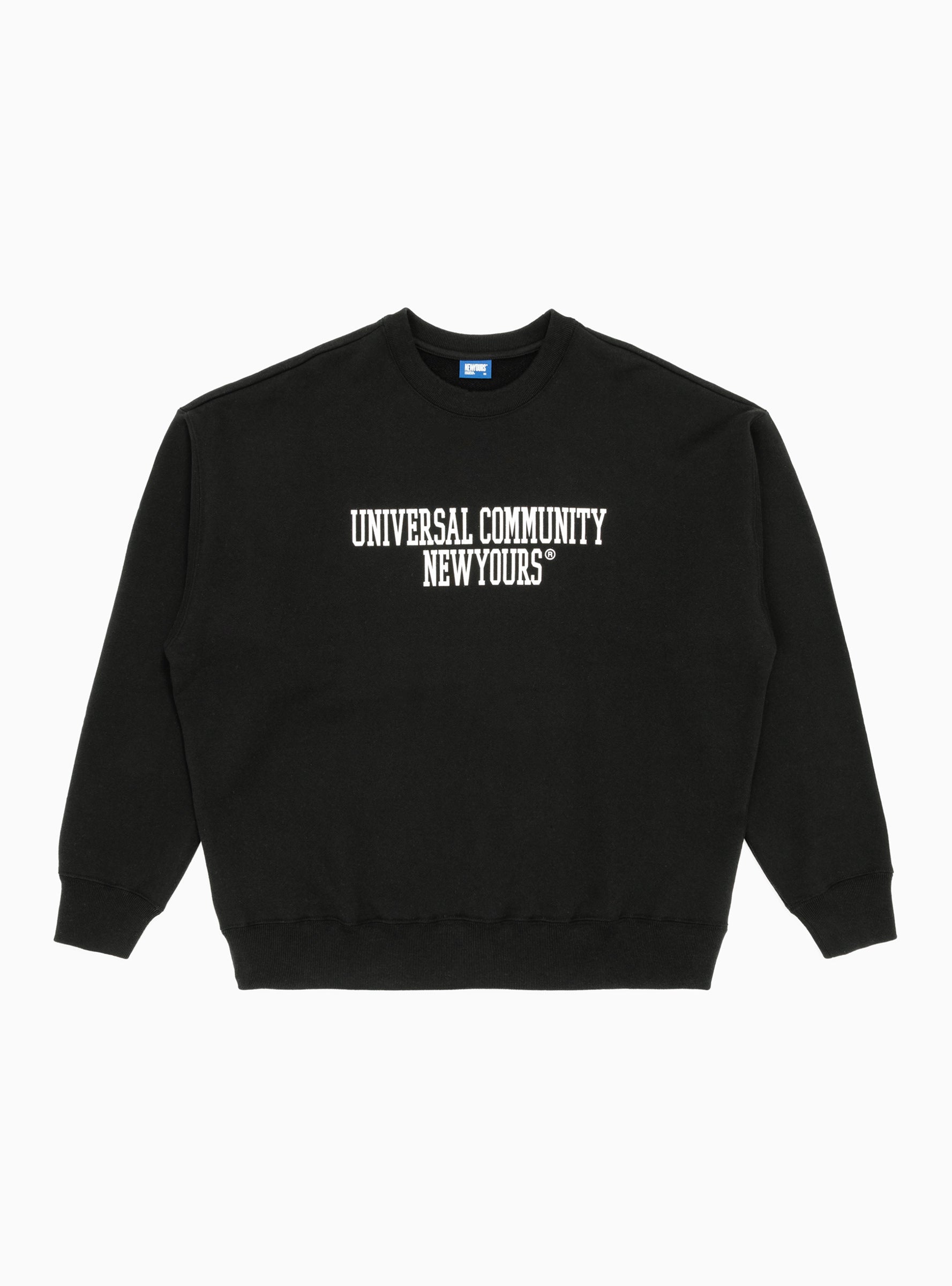  SOFTHYPHEN Universal Community Sweatshirt Black