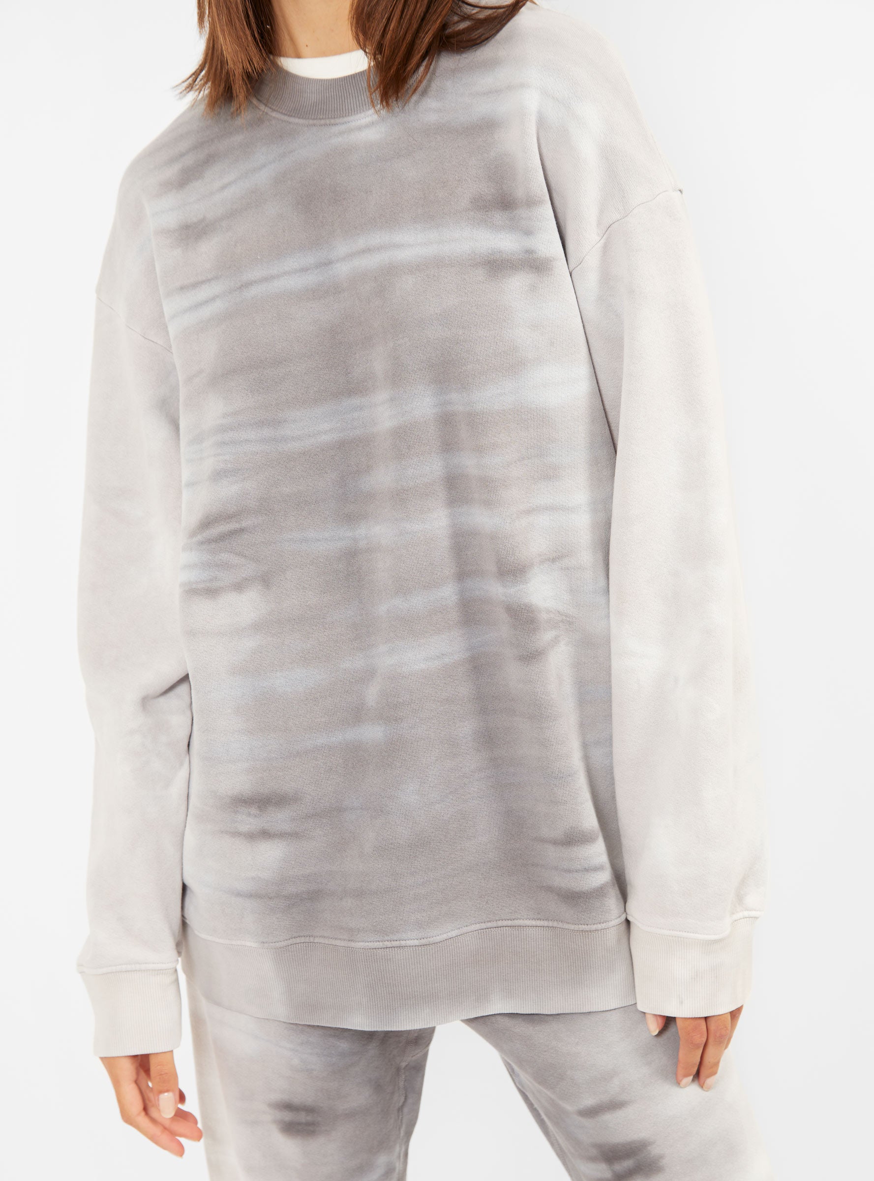  Raquel Allegra Drop Shoulder Sweatshirt Grey