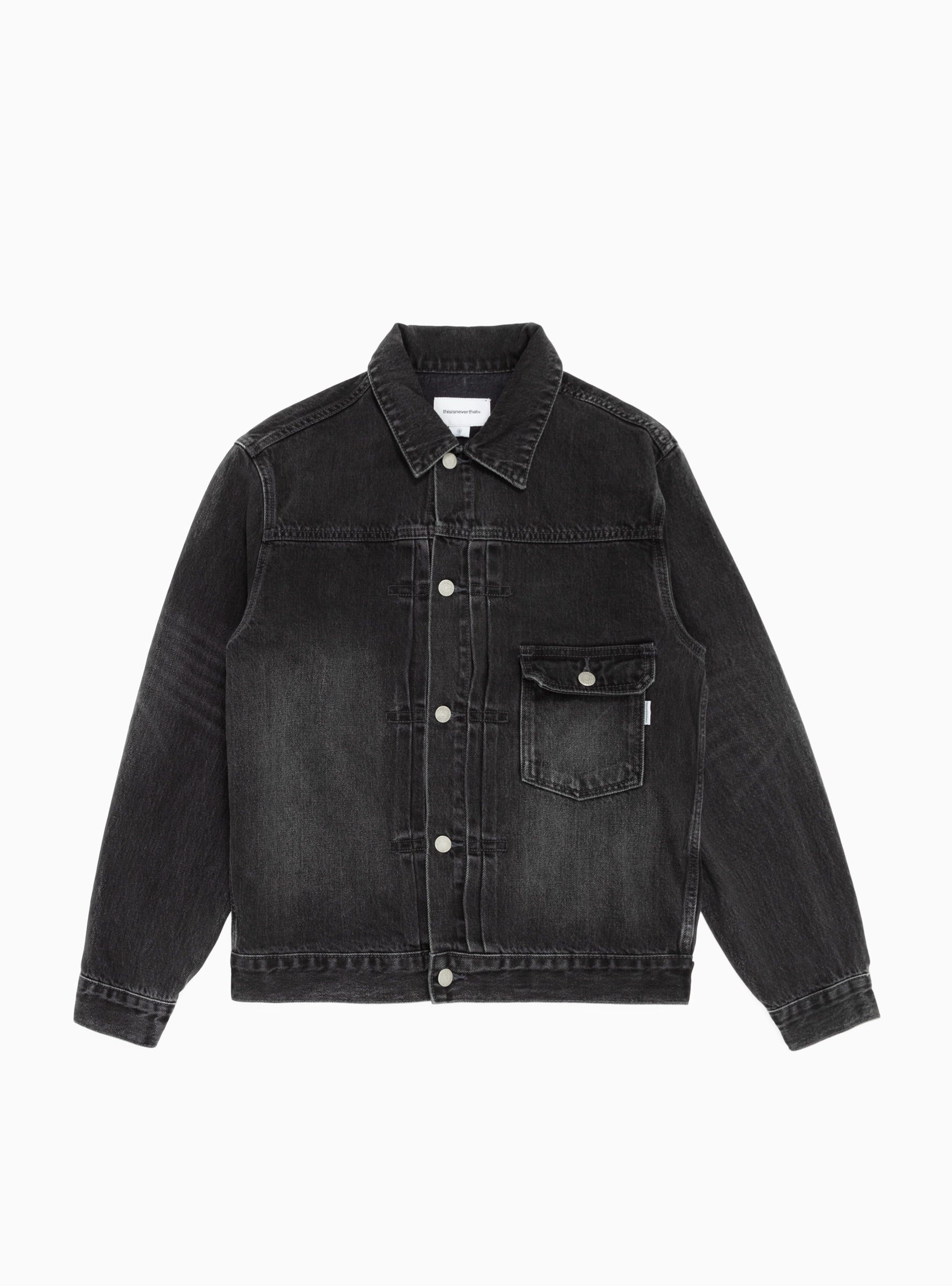  thisisneverthat Denim Trucker Jacket Black