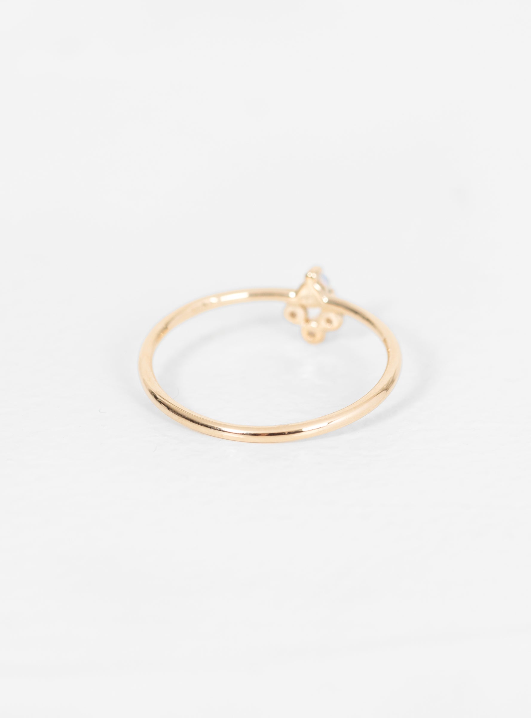  Wwake Posy Gold Ring - US 6