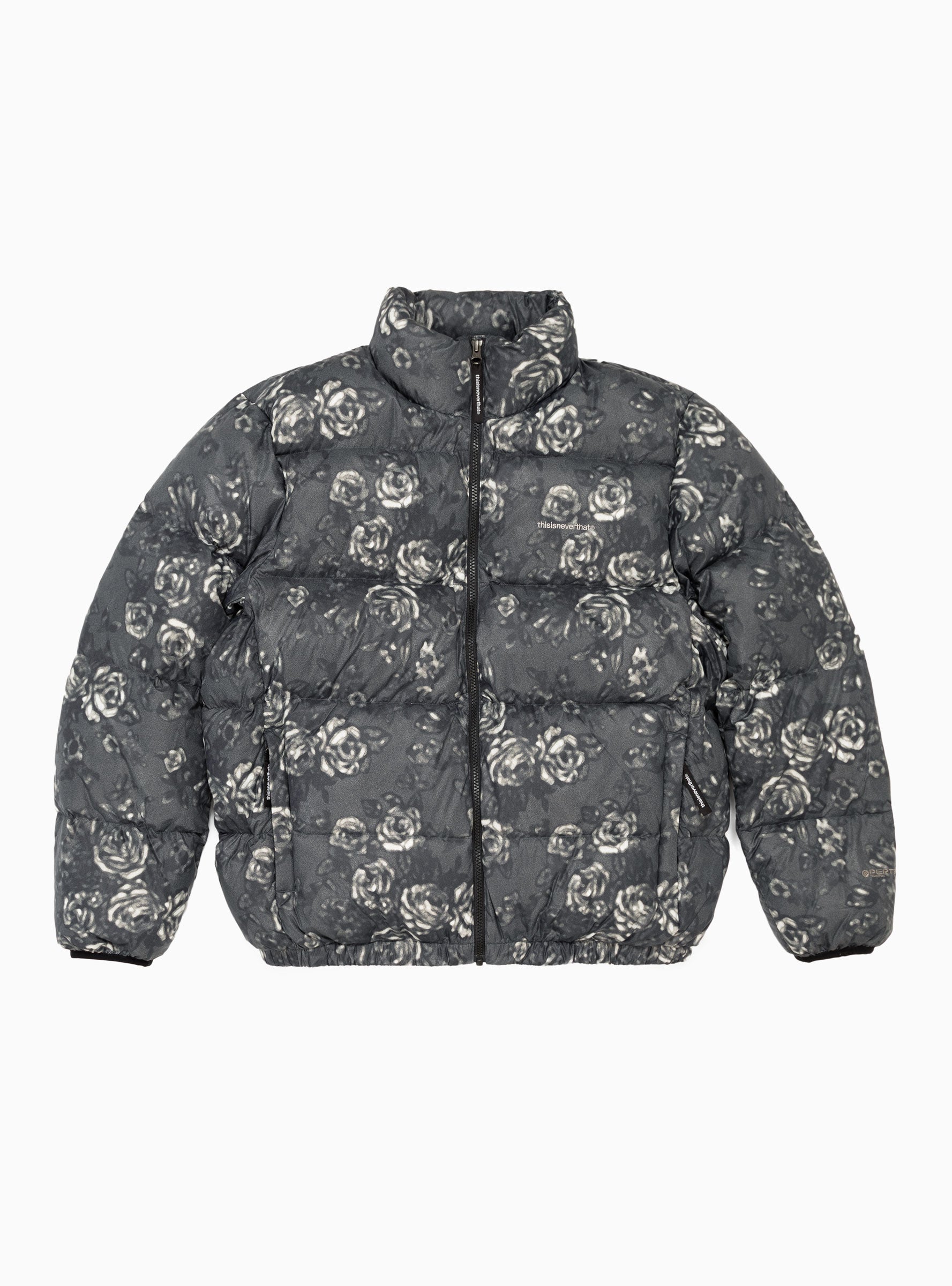  thisisneverthat PERTEX T Down Jacket Black Floral