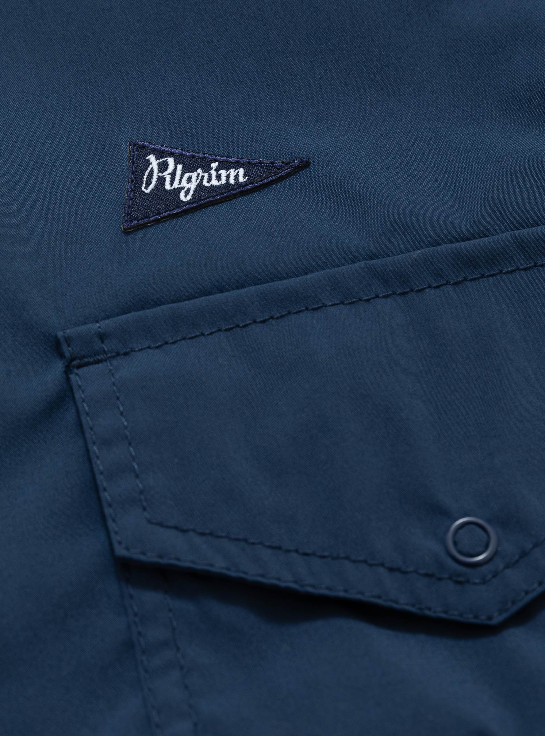  Pilgrim Surf + Supply Russel Zip Parka Navy - Size: Medium