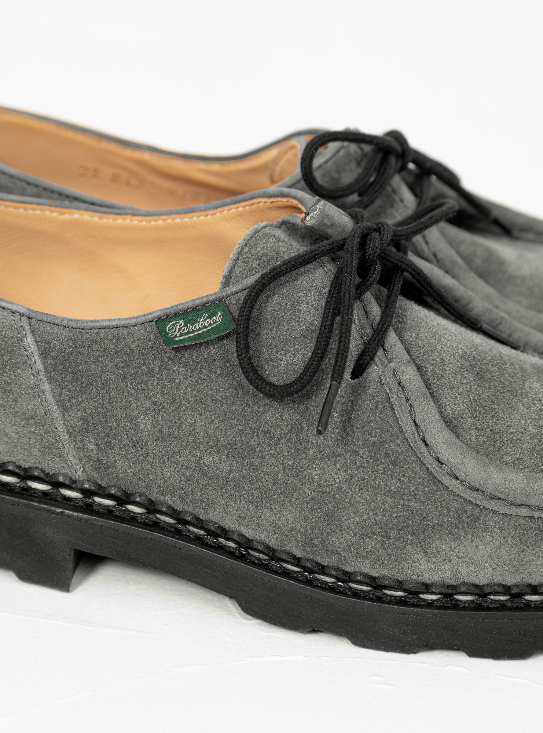 Paraboot Paraboot Michael Suede Shoes Grey - Size: UK 10