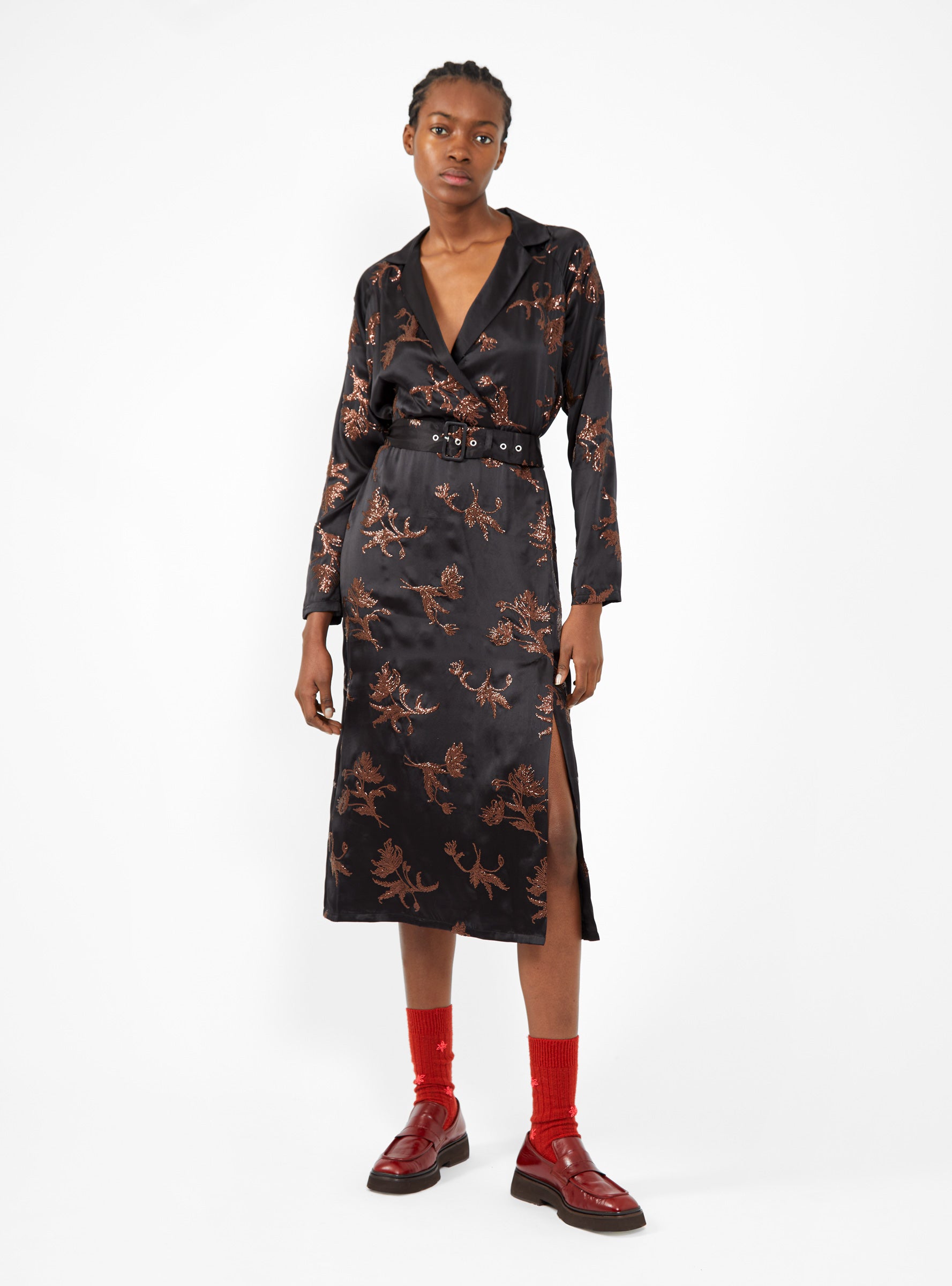  Rachel Comey Sunder Silk Dress Black