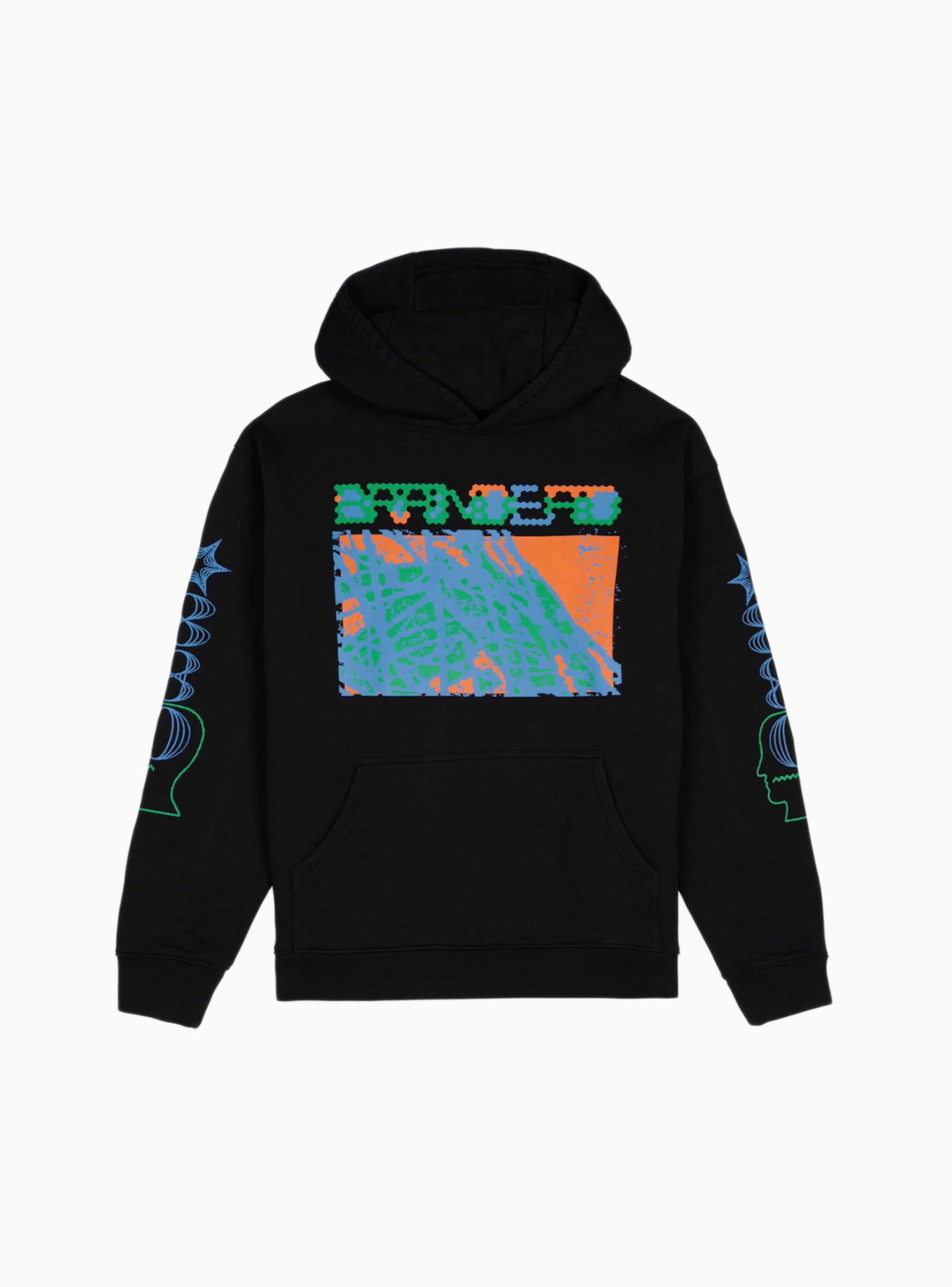  Brain Dead Videosphere Hoodie Black