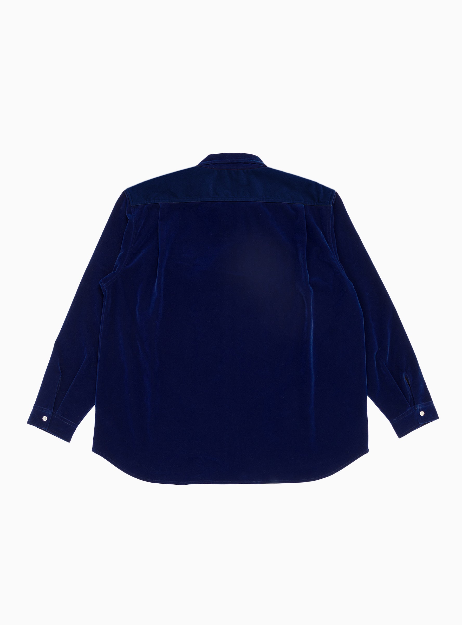  Garbstore Grande Zip Shirt Navy - Size: Medium