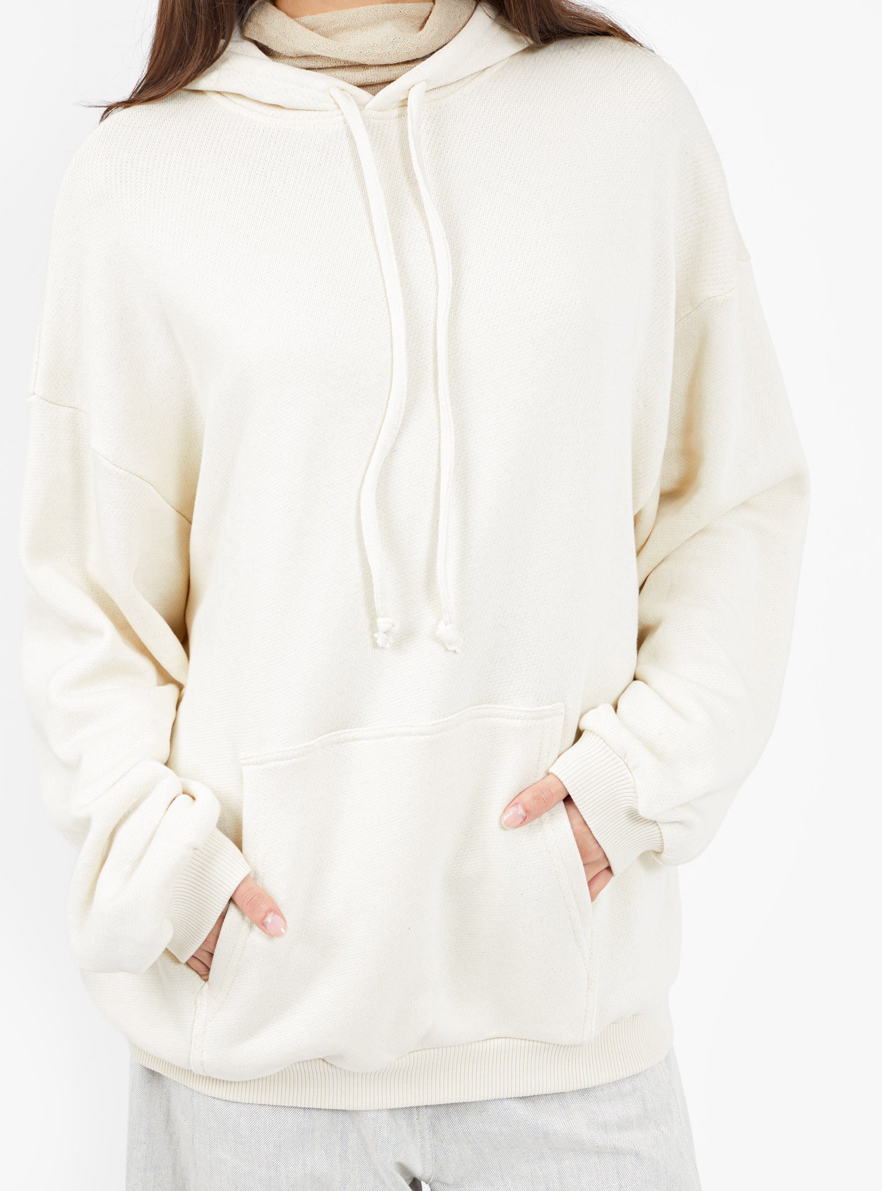  Baserange Rim Hoodie Undyed - Size: Large