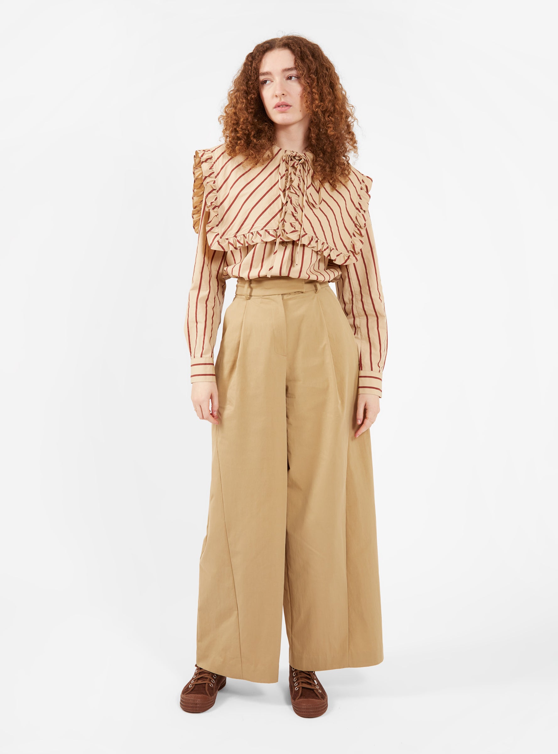  Rejina Pyo Penny Trousers Beige