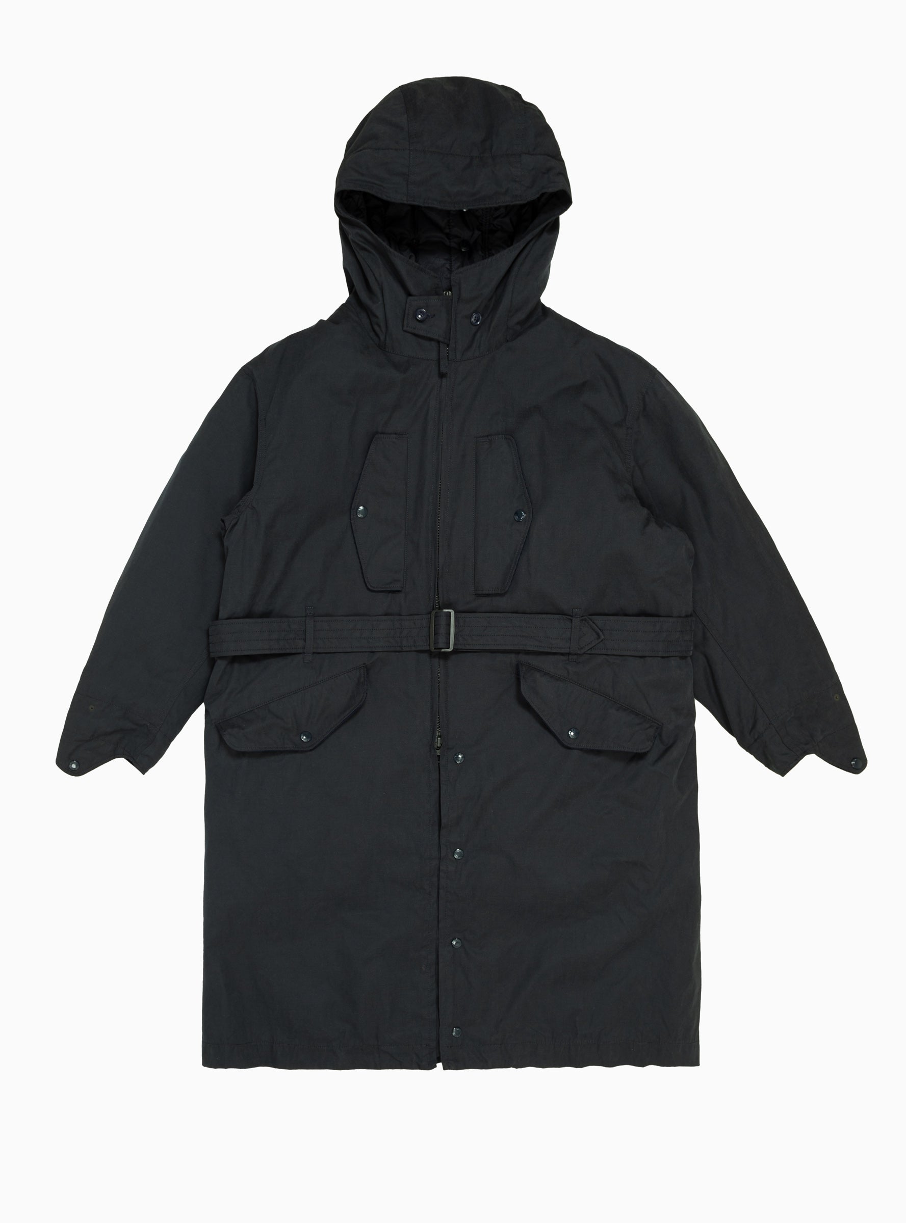  Engineered Garments PC Coated Storm Coat Dark Navy