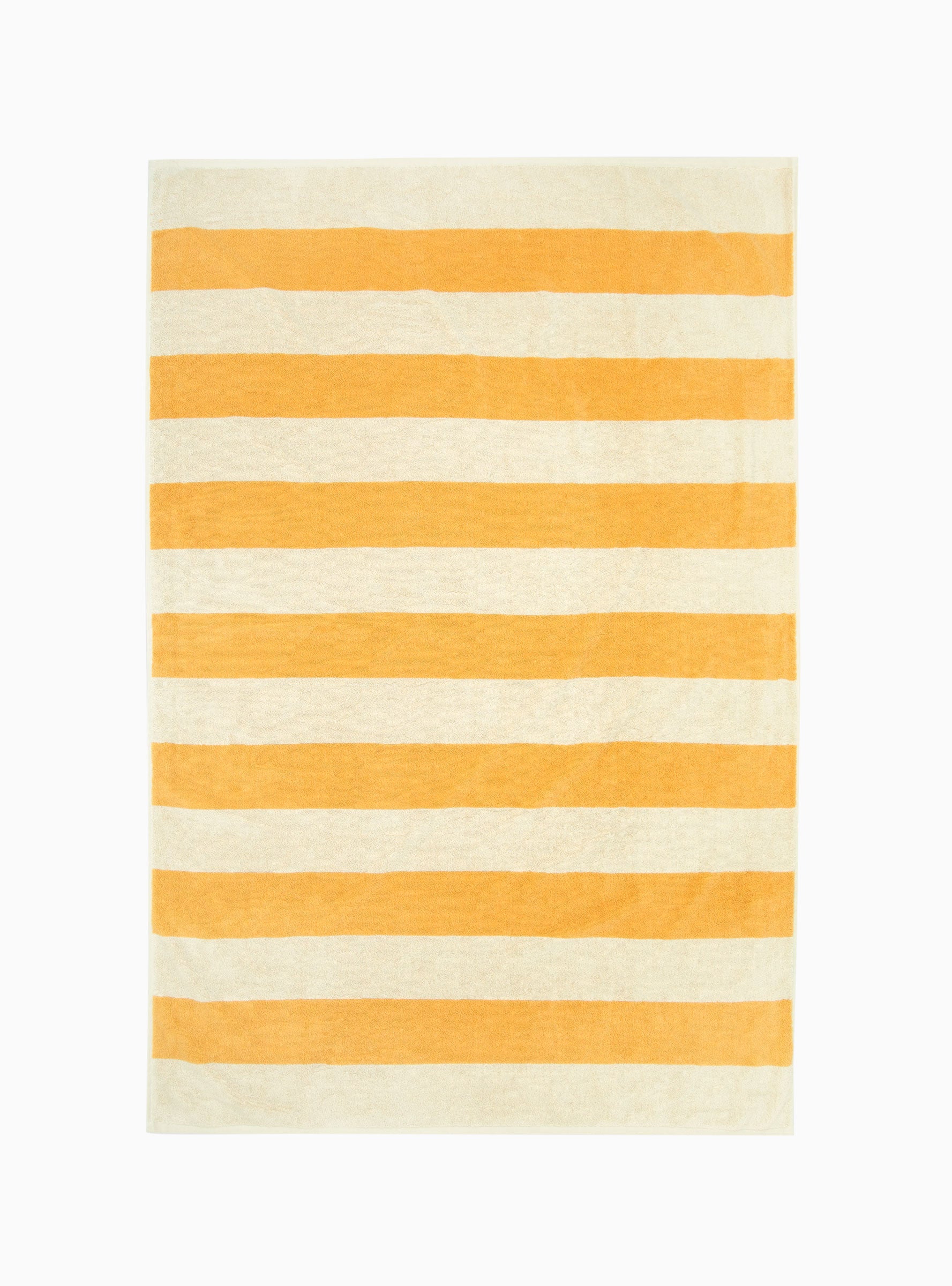  Hay Frotte Stripe Bath Towel Warm Yellow