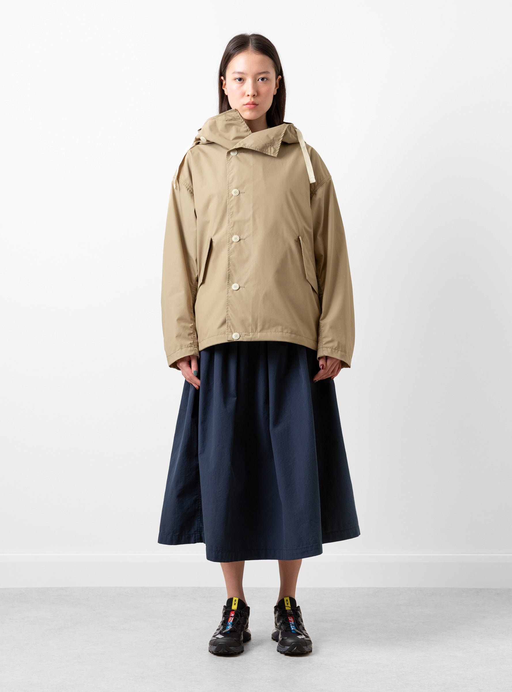  nanamica Hooded Jacket Sand Beige