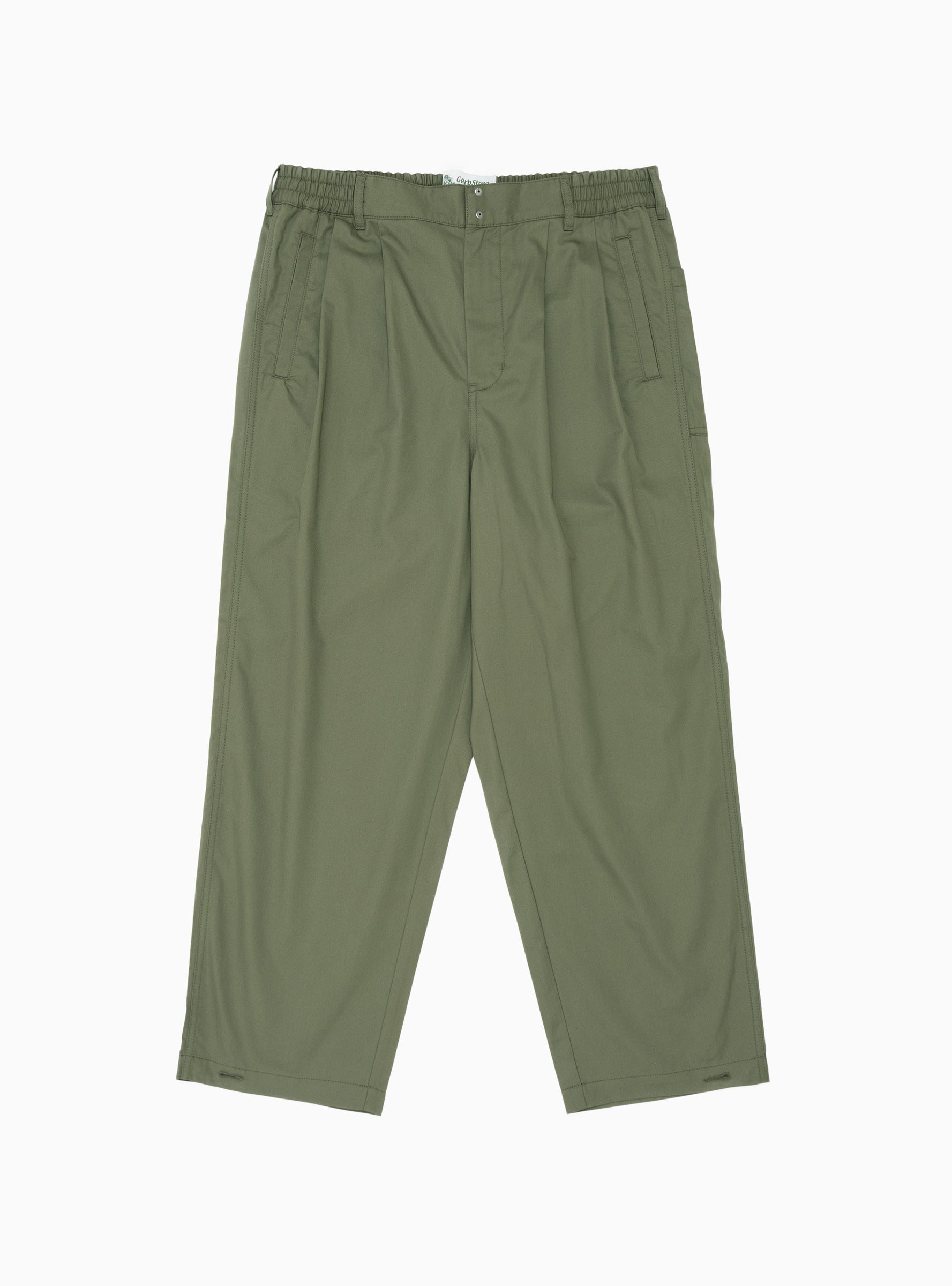  Garbstore Wide Easy Pants Olive Green