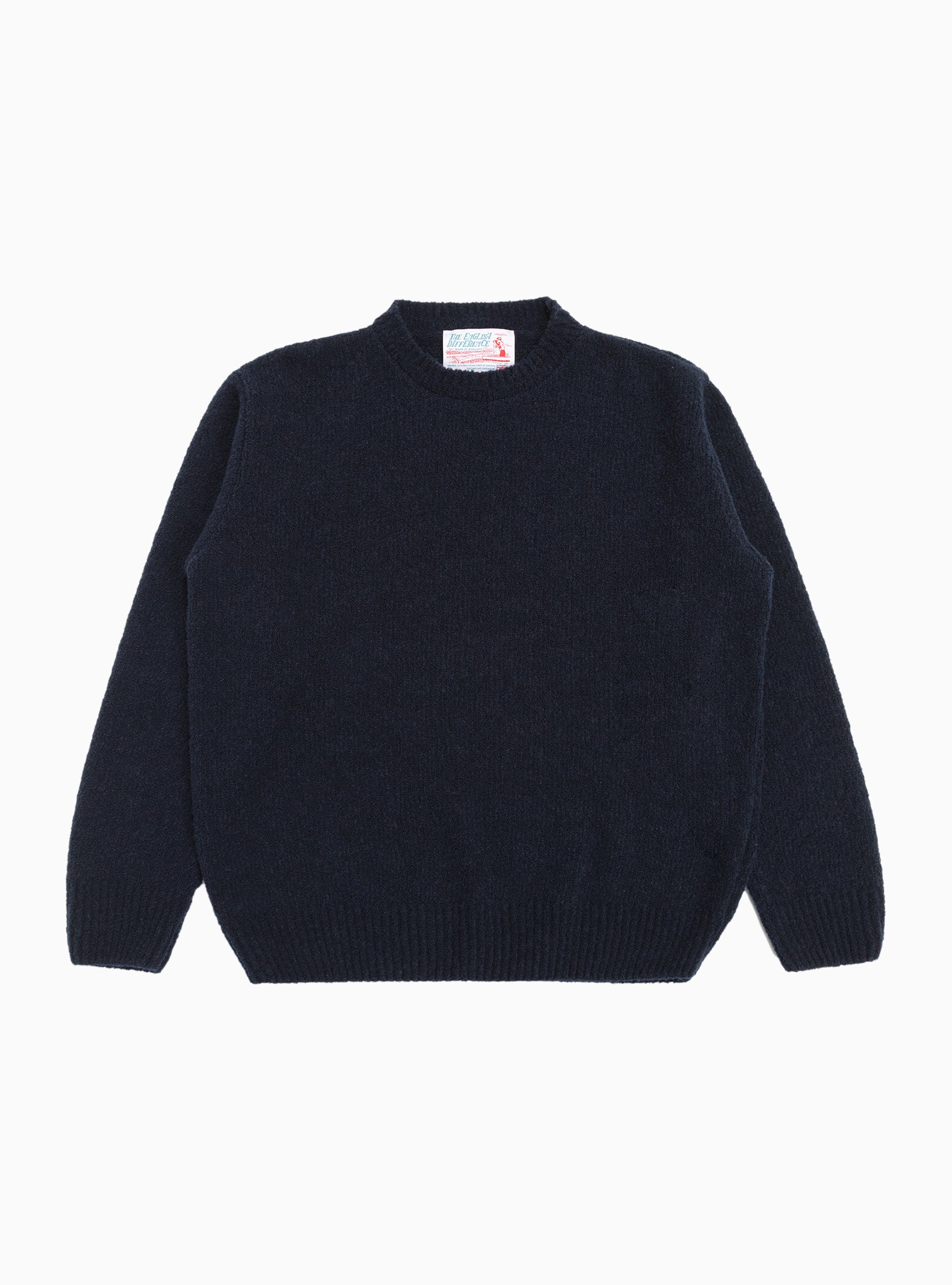  The English Difference Boucle Sweater Navy