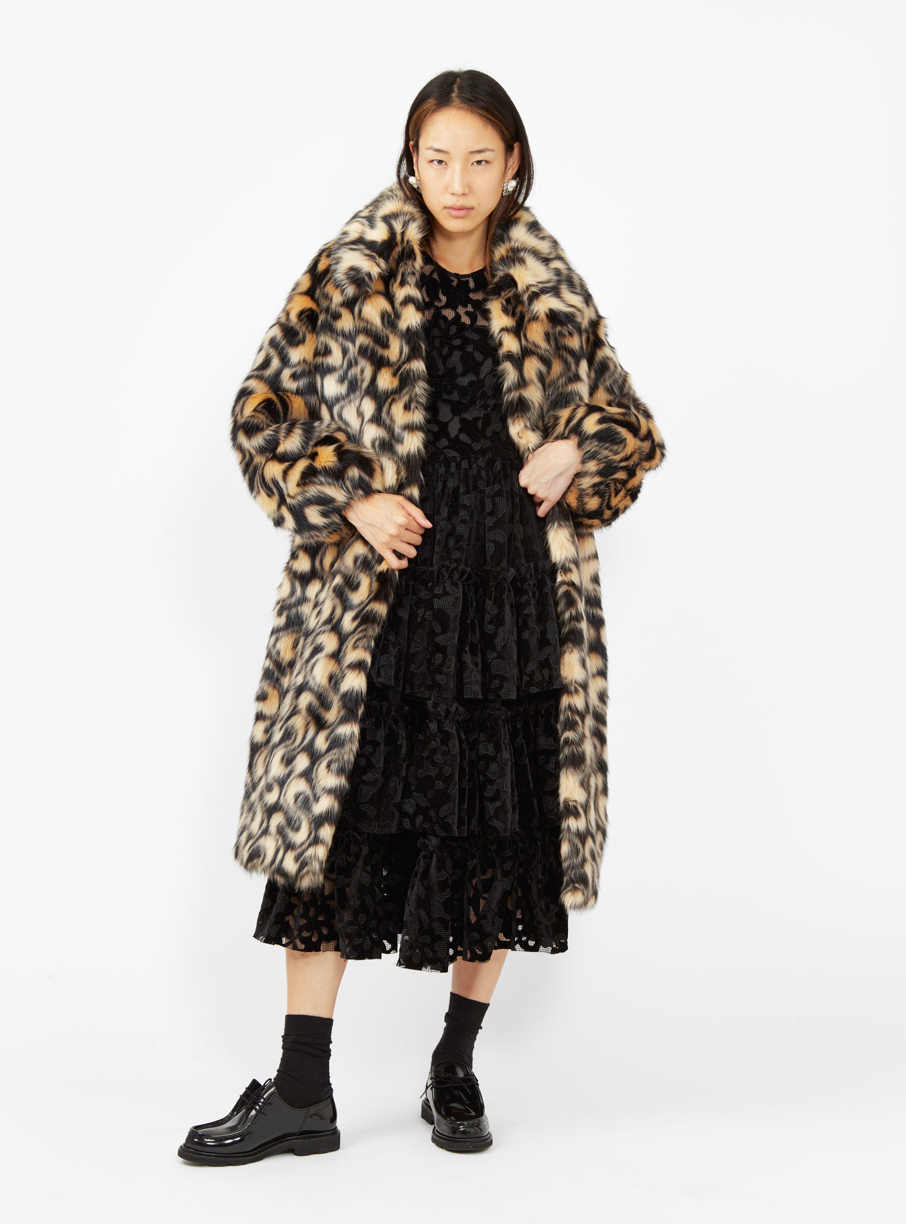  Shrimps Luther Coat Black & Honey