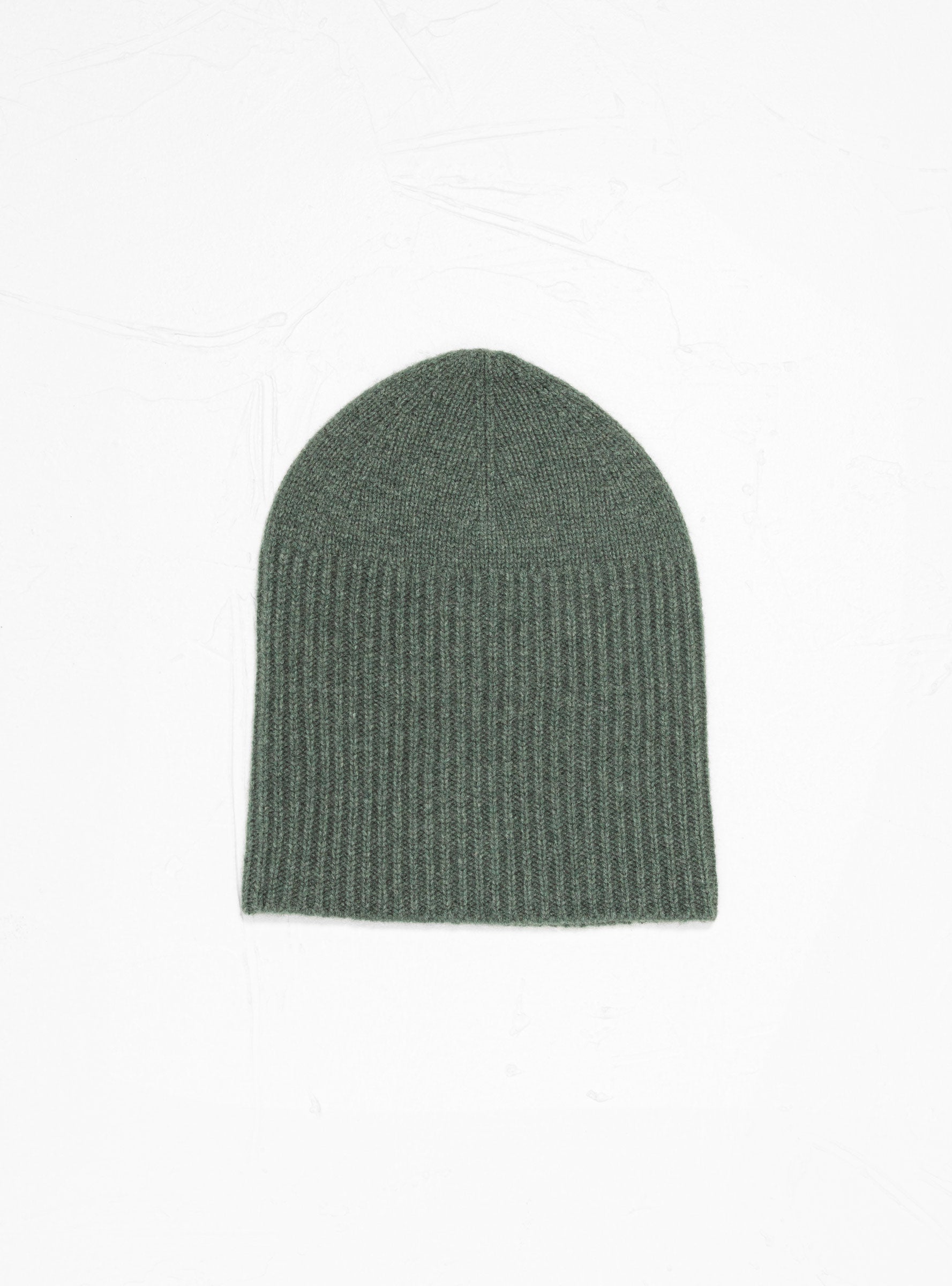  Mature Ha. Lambswool Beanie Green