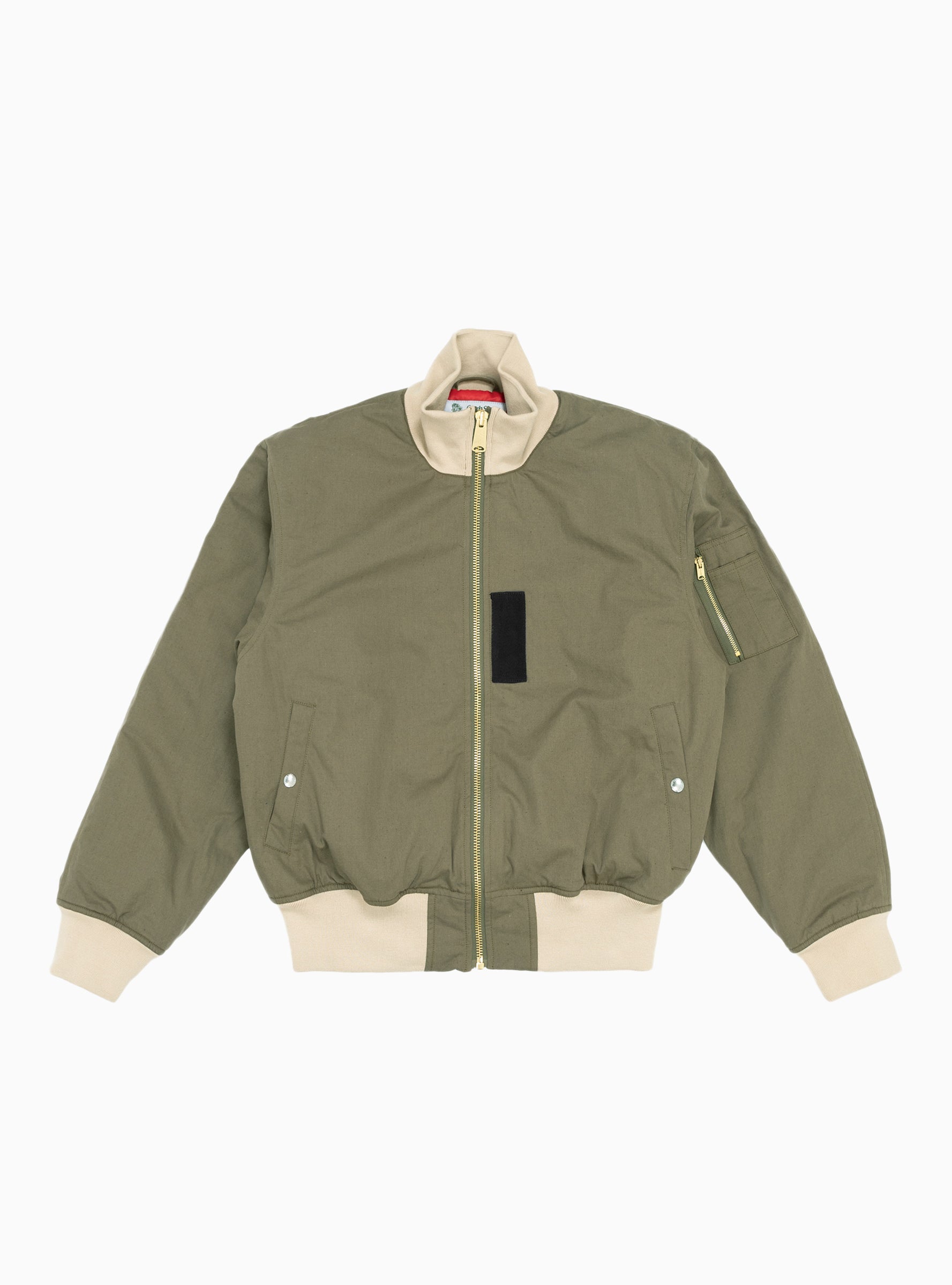  Garbstore Flight V2 Jacket Khaki - Size: Small