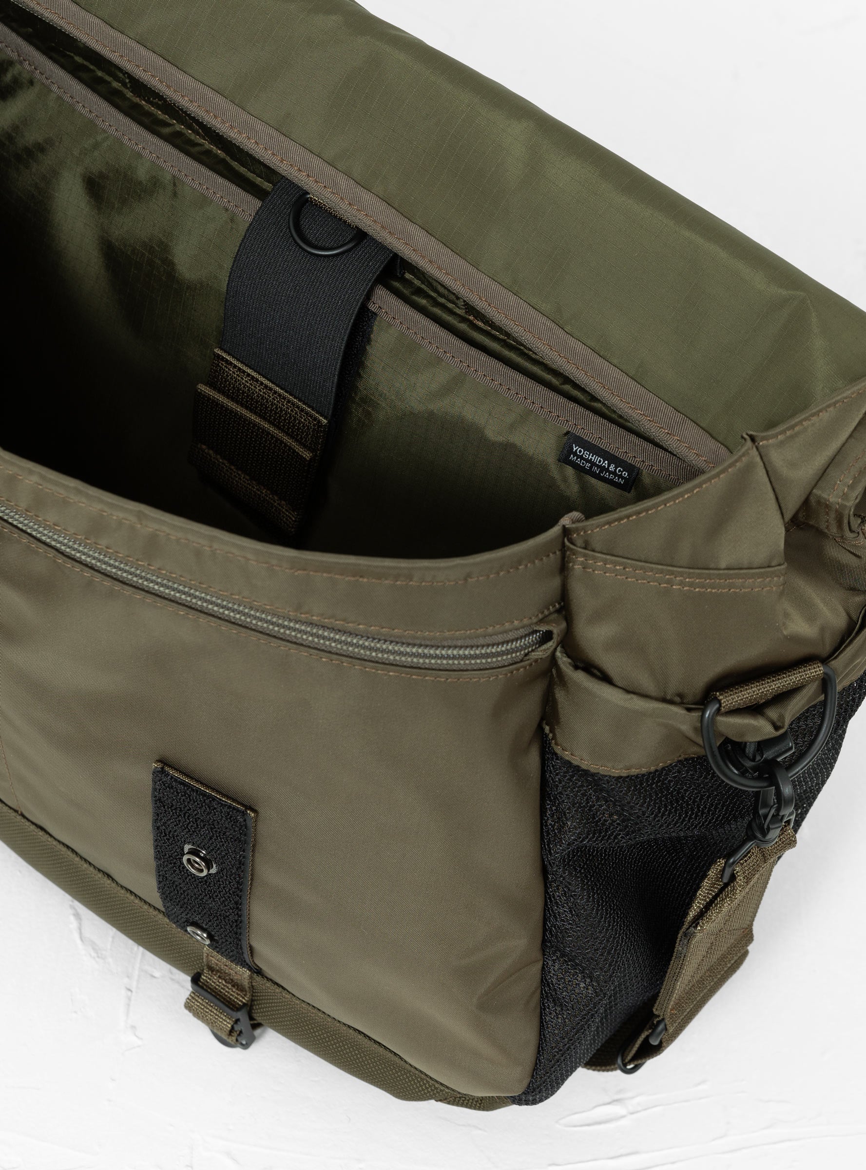  Porter Yoshida & Co. RIDE Messenger Bag Olive Green