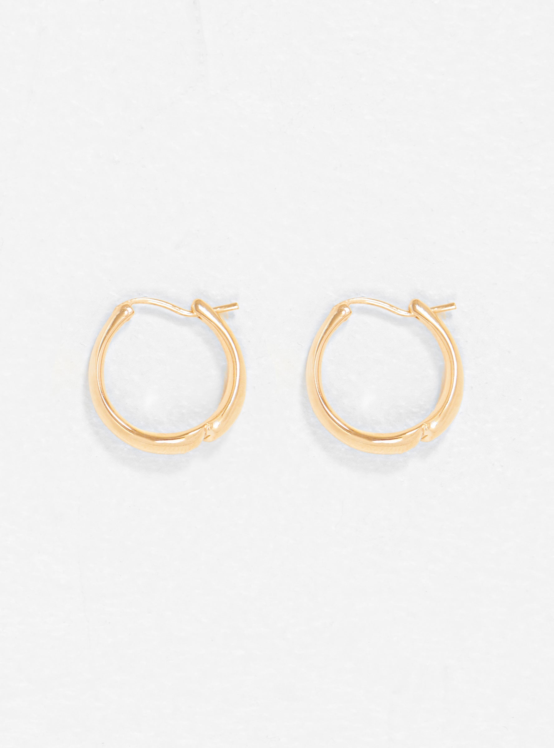  Helena Rohner Gold Plated Hoop Earrings