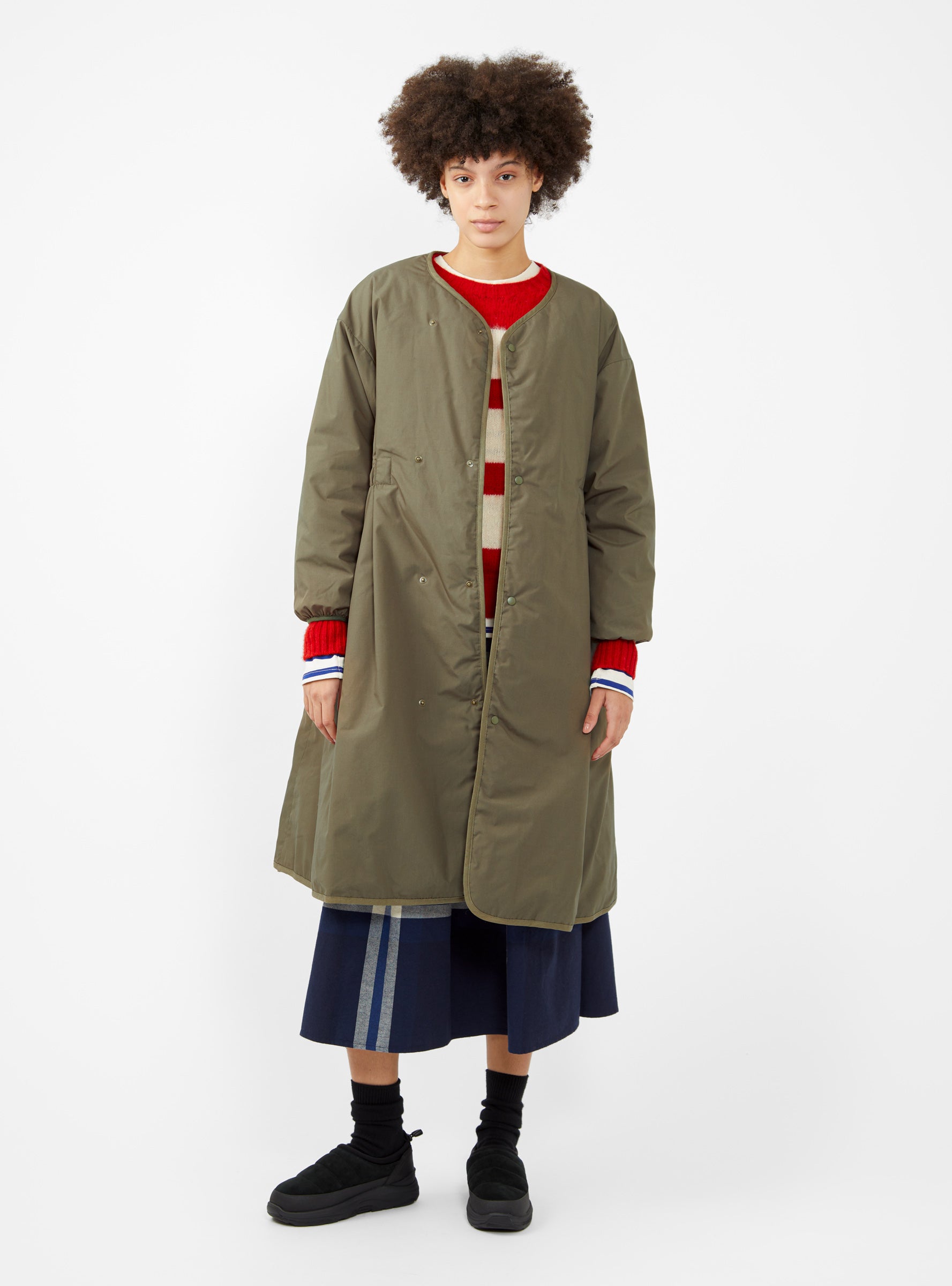  nanamica Reversible Down Coat Khaki